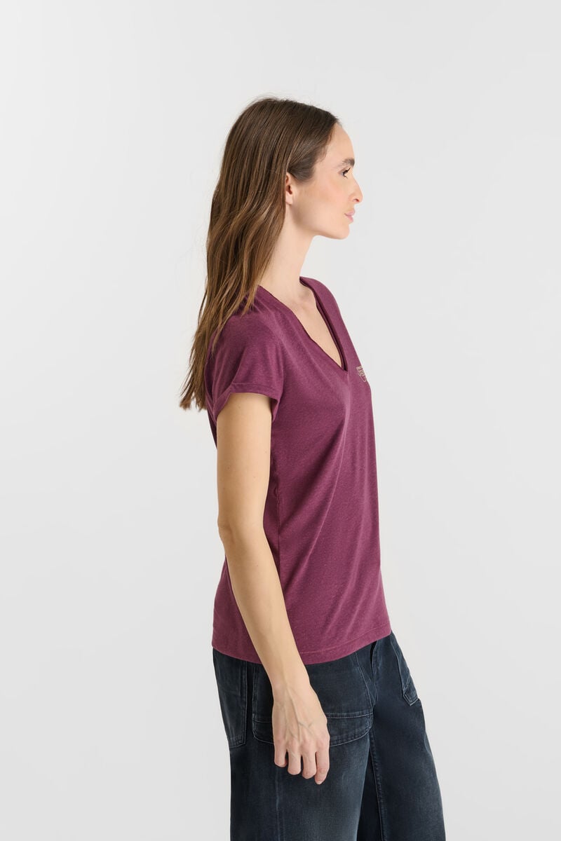 Tommy Badge T-shirt LE TEMPS DES CERISES Red