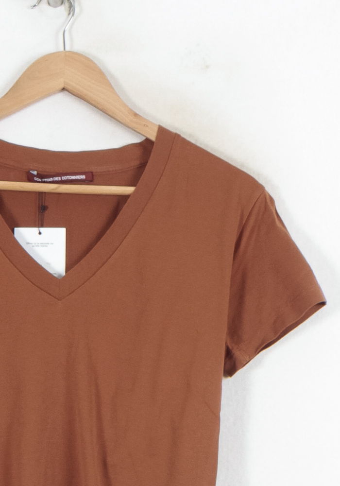 Tommy Badge T-shirt COMPTOIR DES COTONNIERS - Seconde main Brown