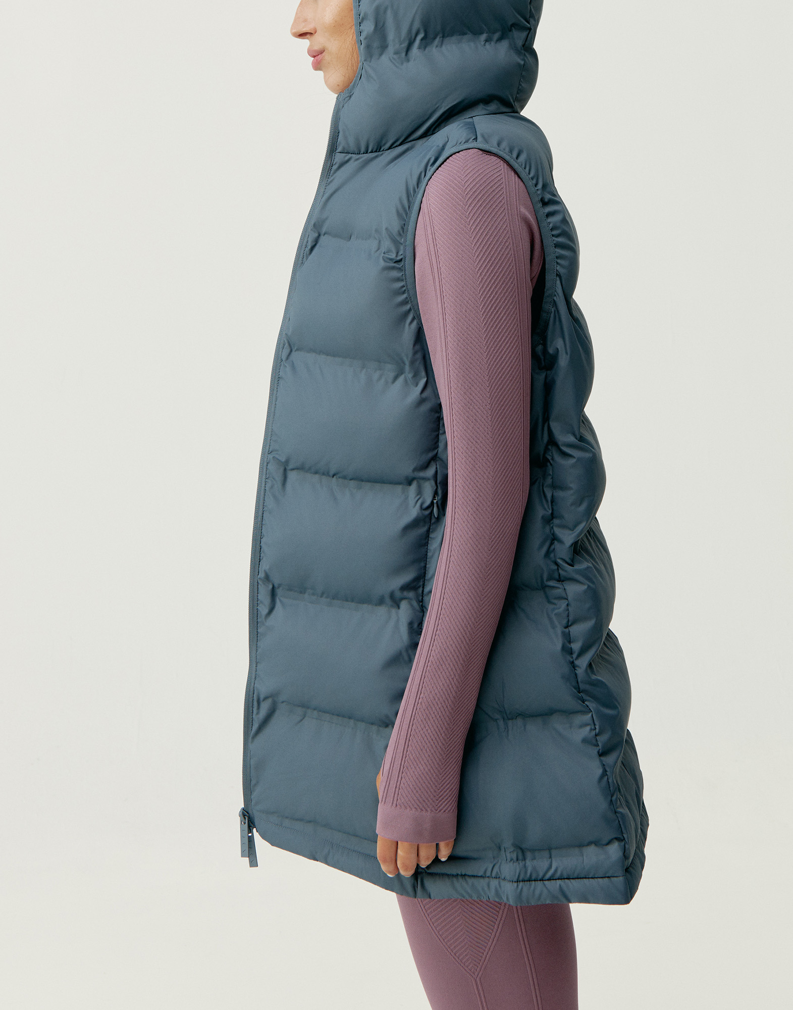 Zip-up performance athleisure sports jacket BORN LIVING YOGA Blue