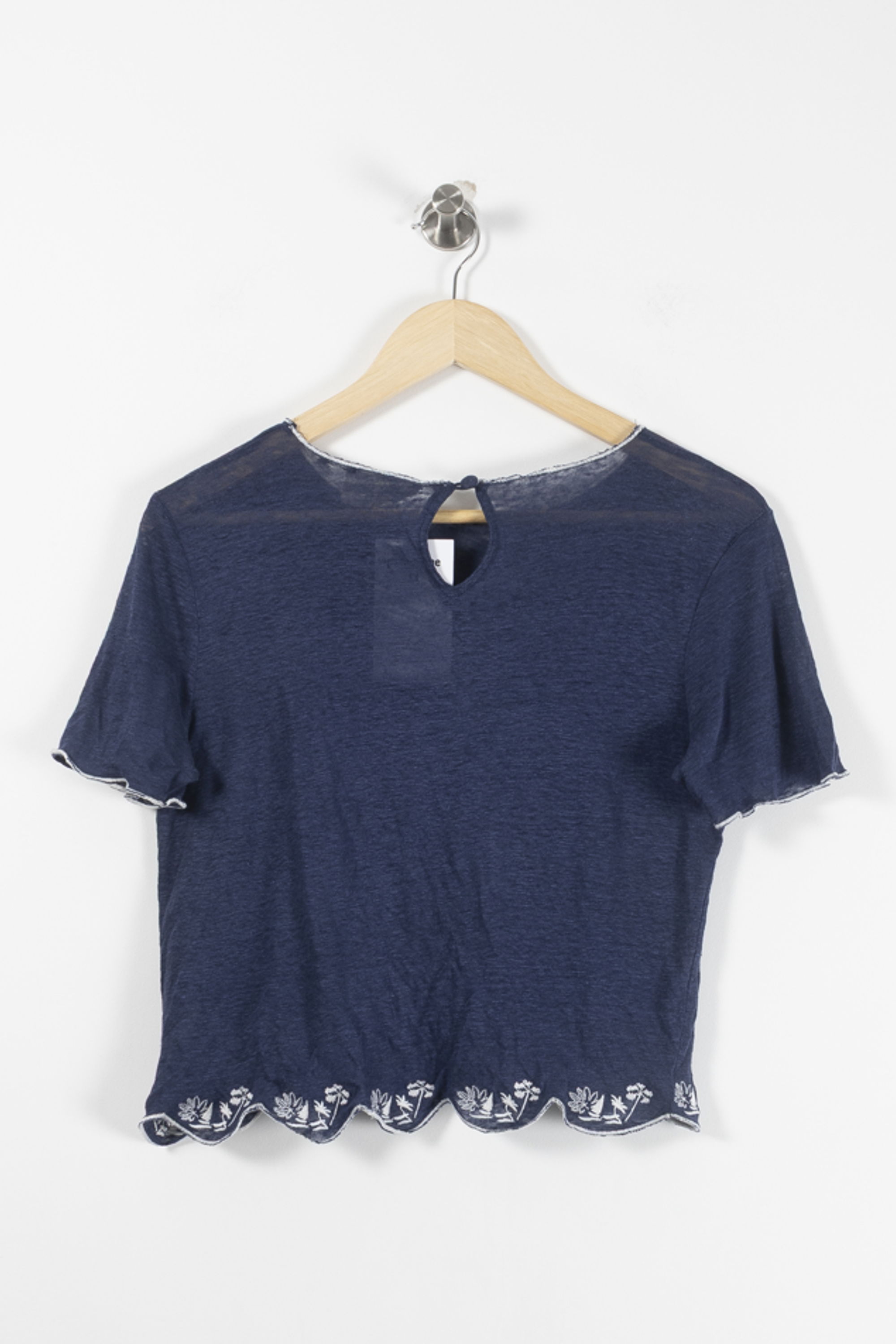 Tommy Badge T-shirt MARIE SIXTINE - SECONDE MAIN Blue