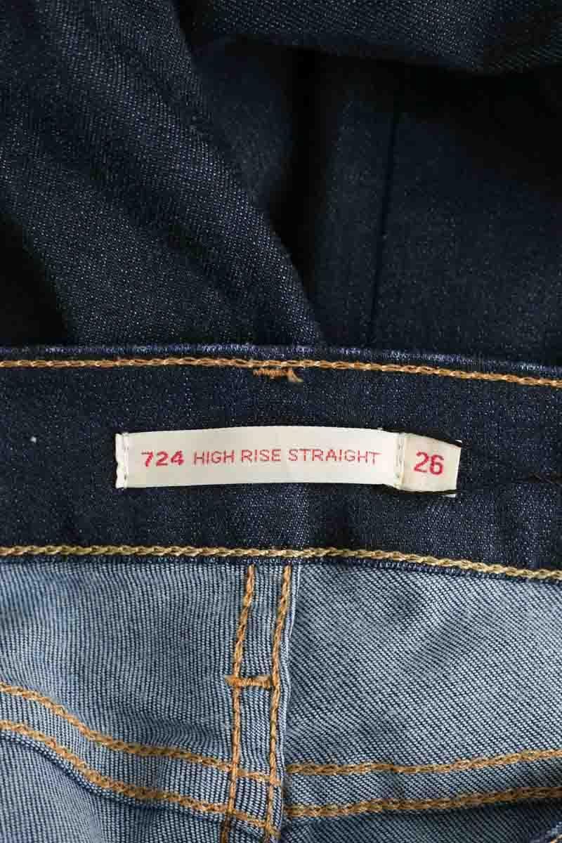 Straight Leg Jeans 724 LEVI'S - Seconde main Blue