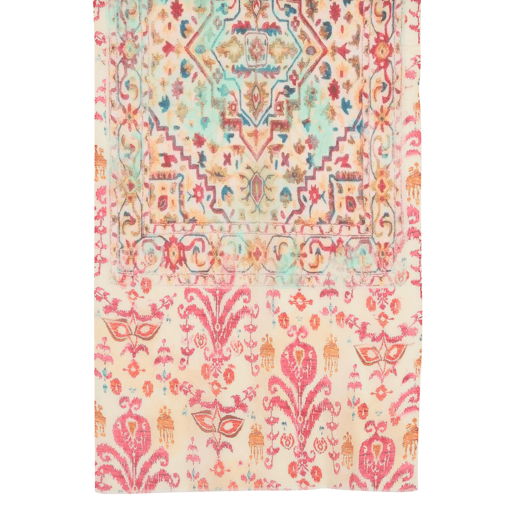 Katoenen foulard met print SUD EXPRESS Beige