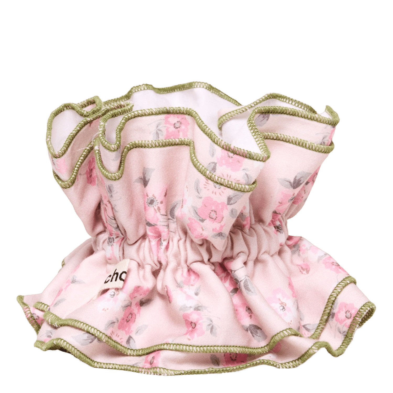 Maxi flower scrunchie CHOU AU CARRE Pink
