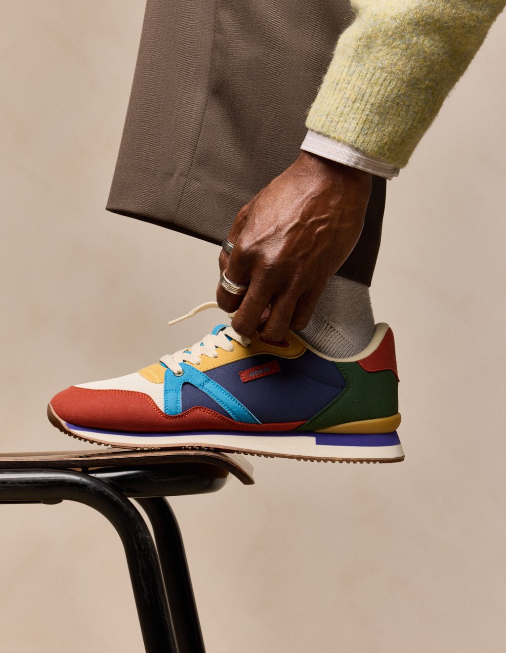 Baskets basses ODAJE Rouge