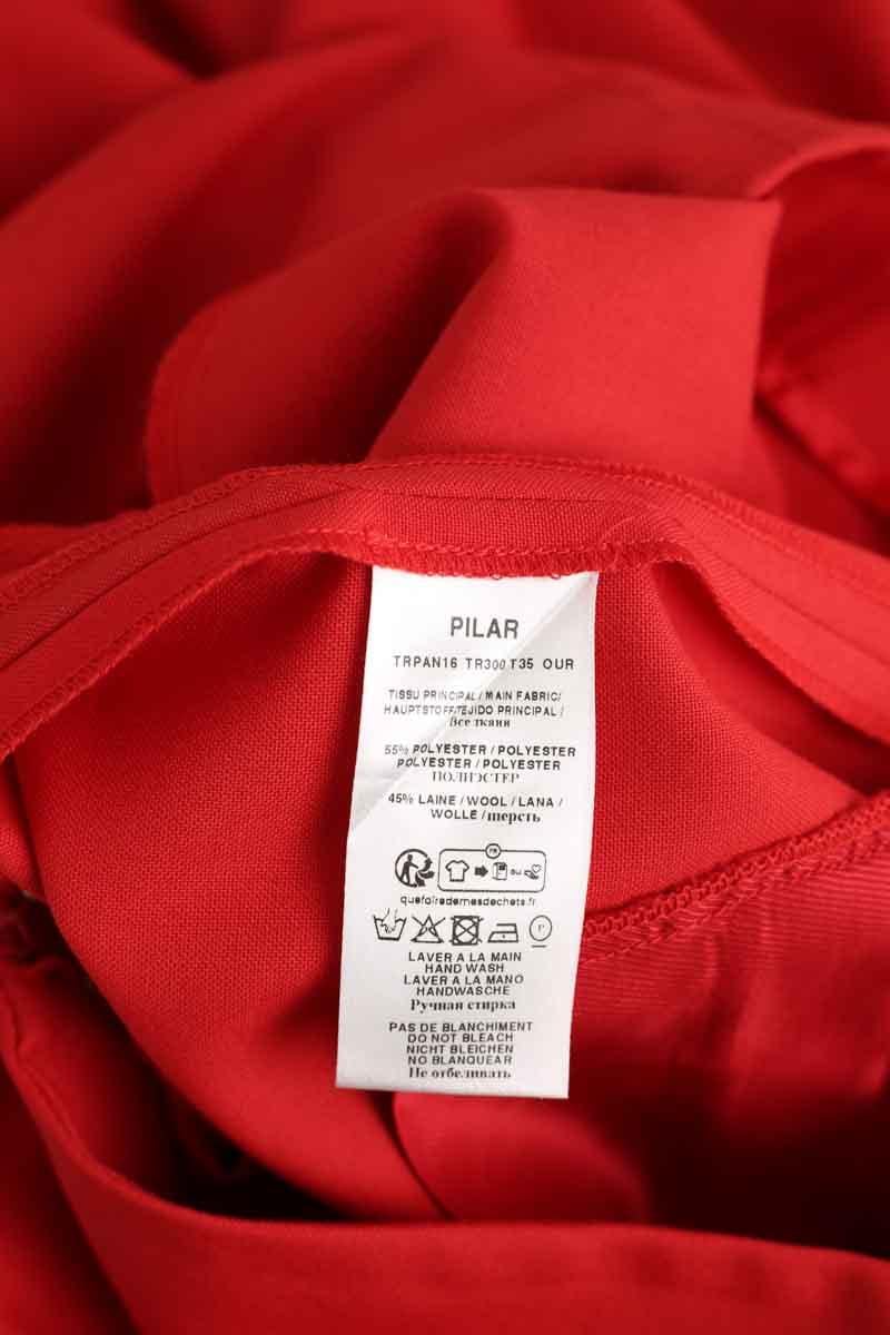 Pantalon large TARA JARMON - Seconde Main Rouge