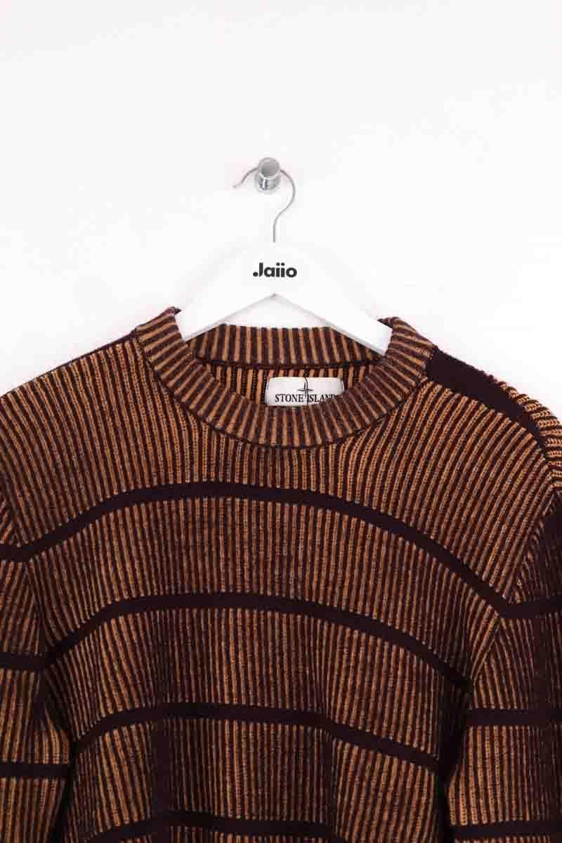 Sweater STONE ISLAND SECONDE MAIN Brown