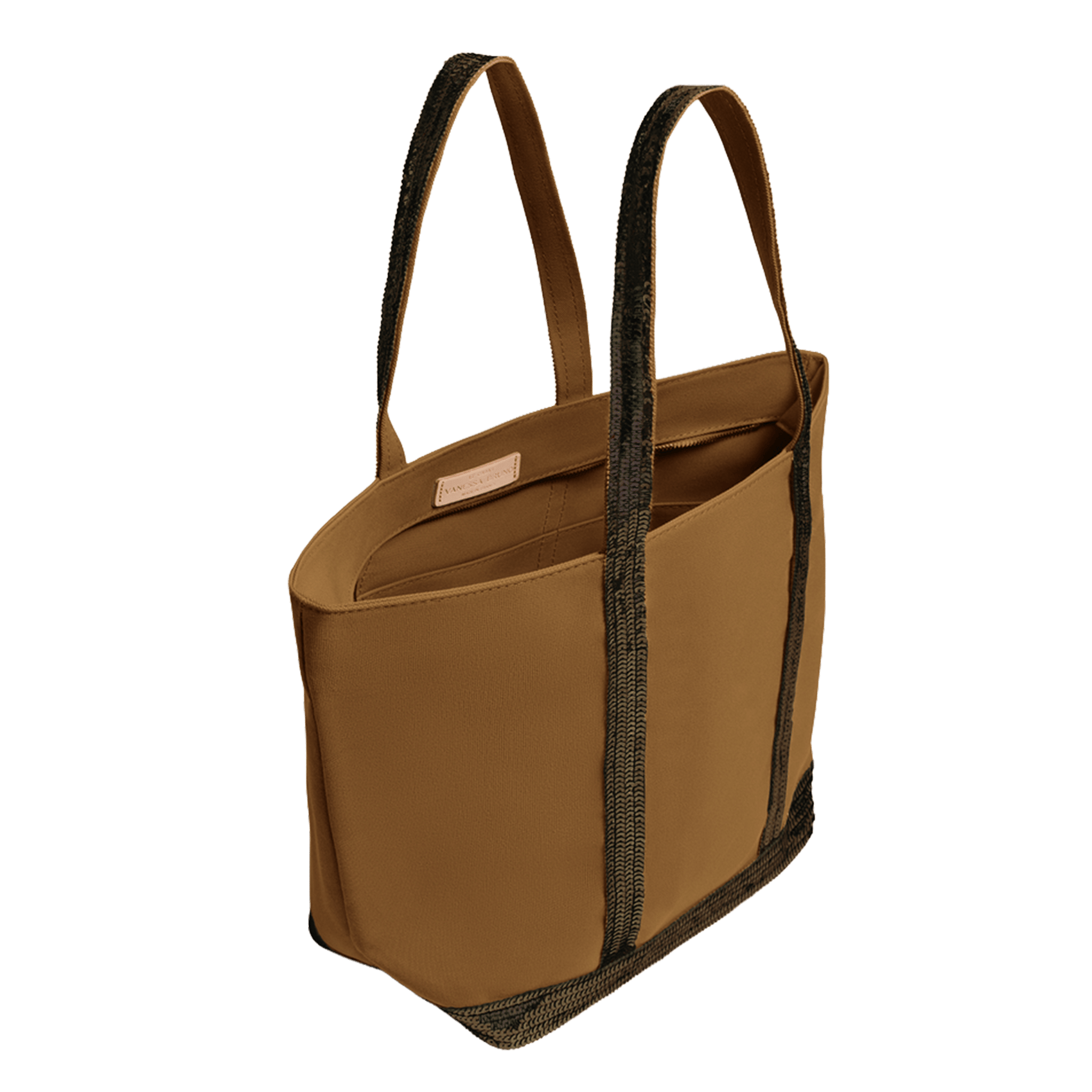 Cotton tote bag VANESSA BRUNO Brown