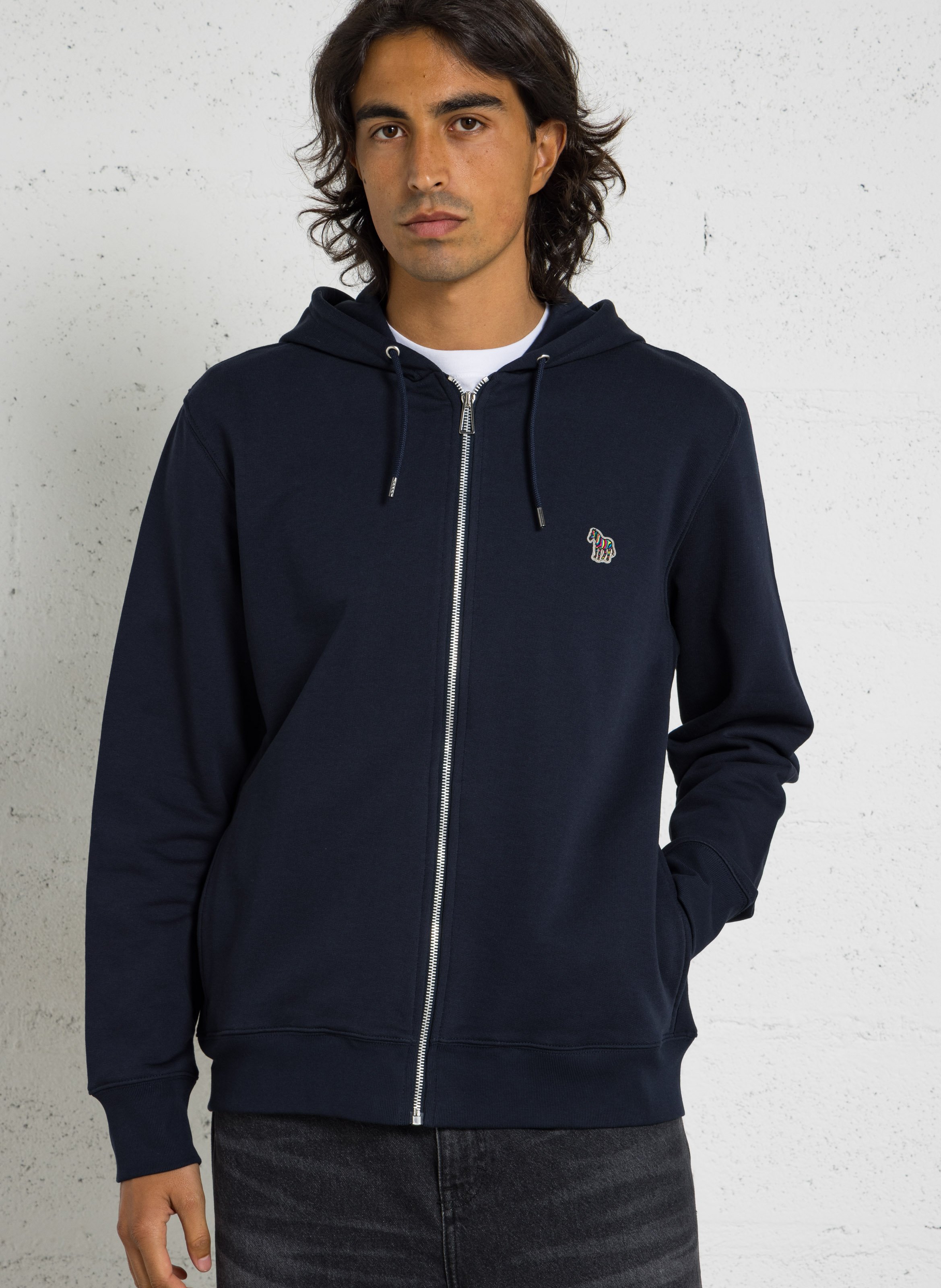 Organic cotton hoodie PAUL SMITH Blue