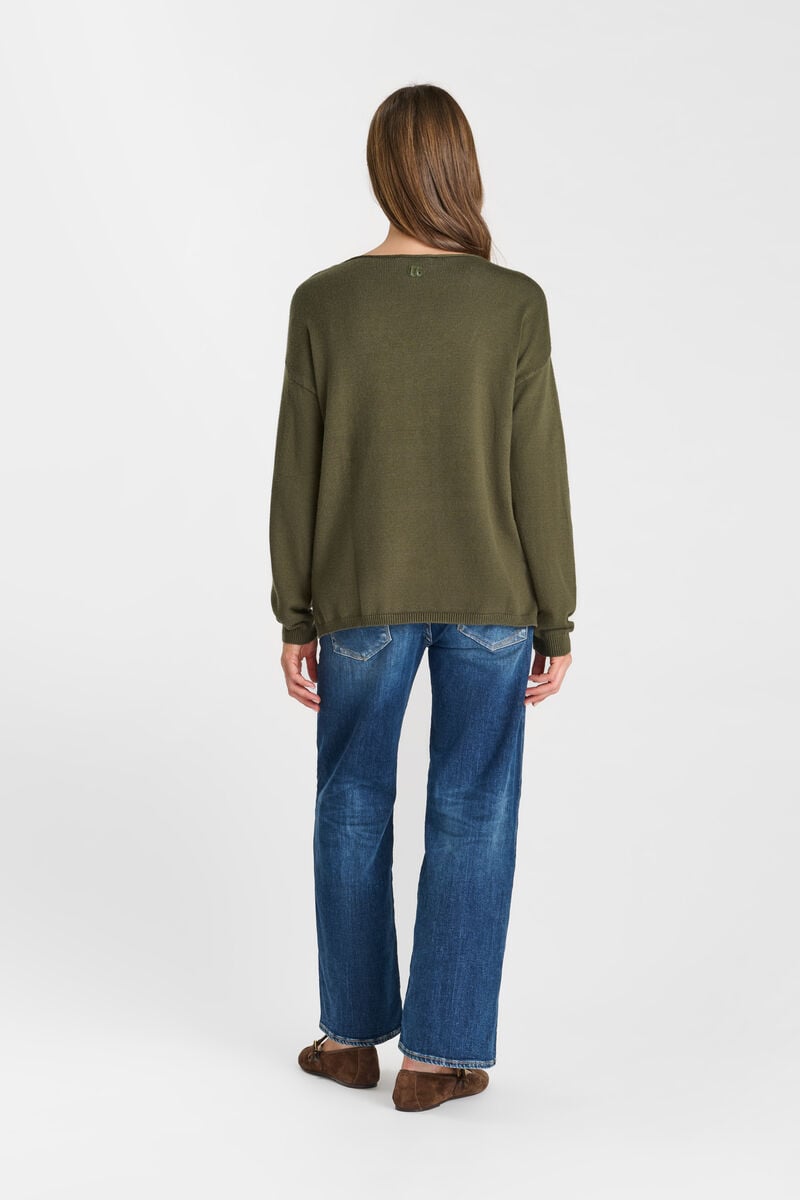Tinga sweater LE TEMPS DES CERISES Khaki