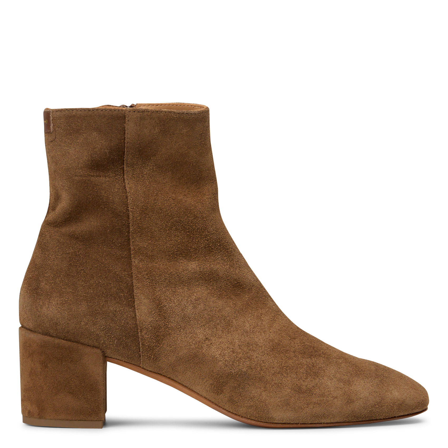 Einfarbige Wildleder-Stiefeletten ANTHOLOGY PARIS Braun