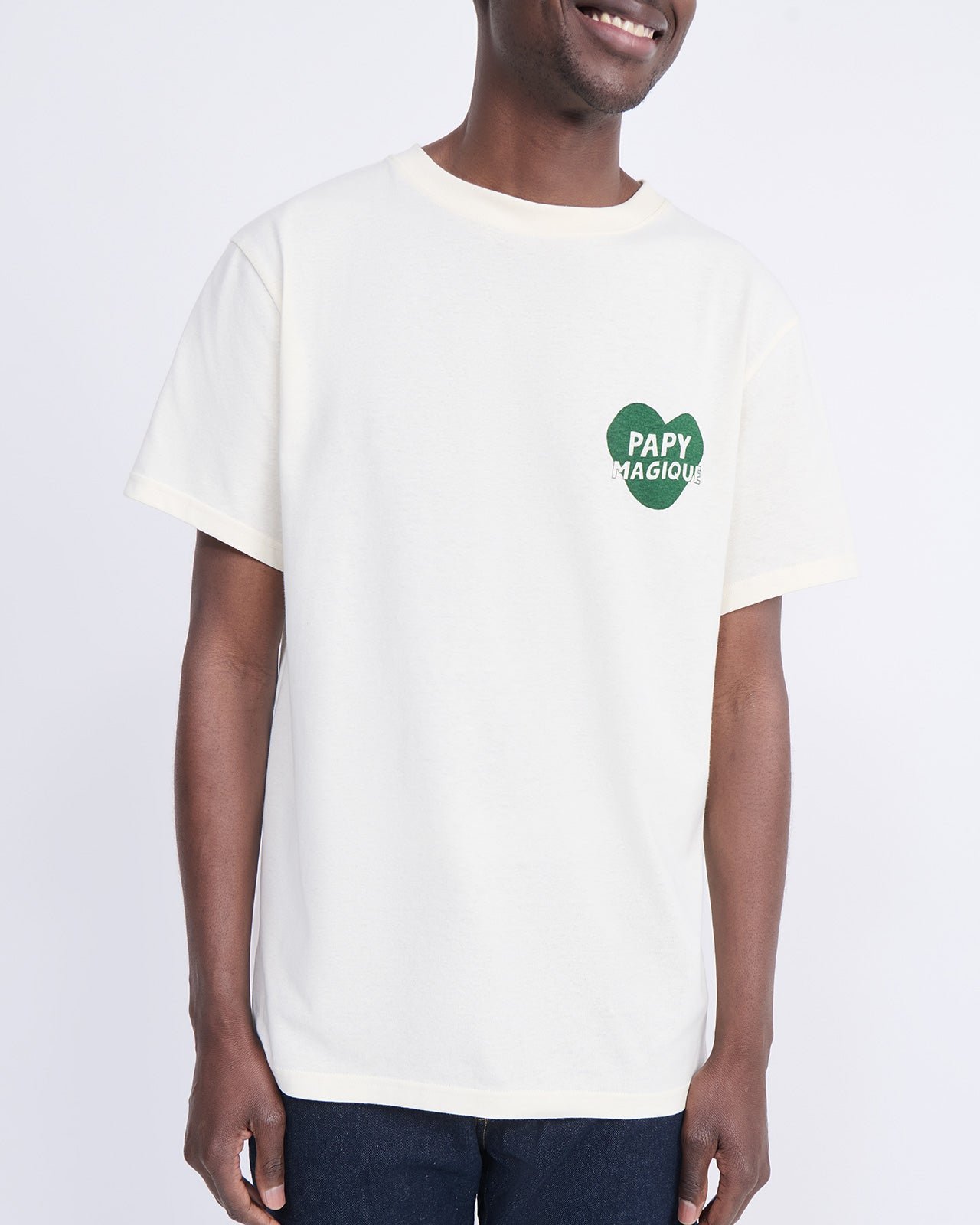 Magical Grandpa Organic Cotton T-Shirt EMOI EMOI White