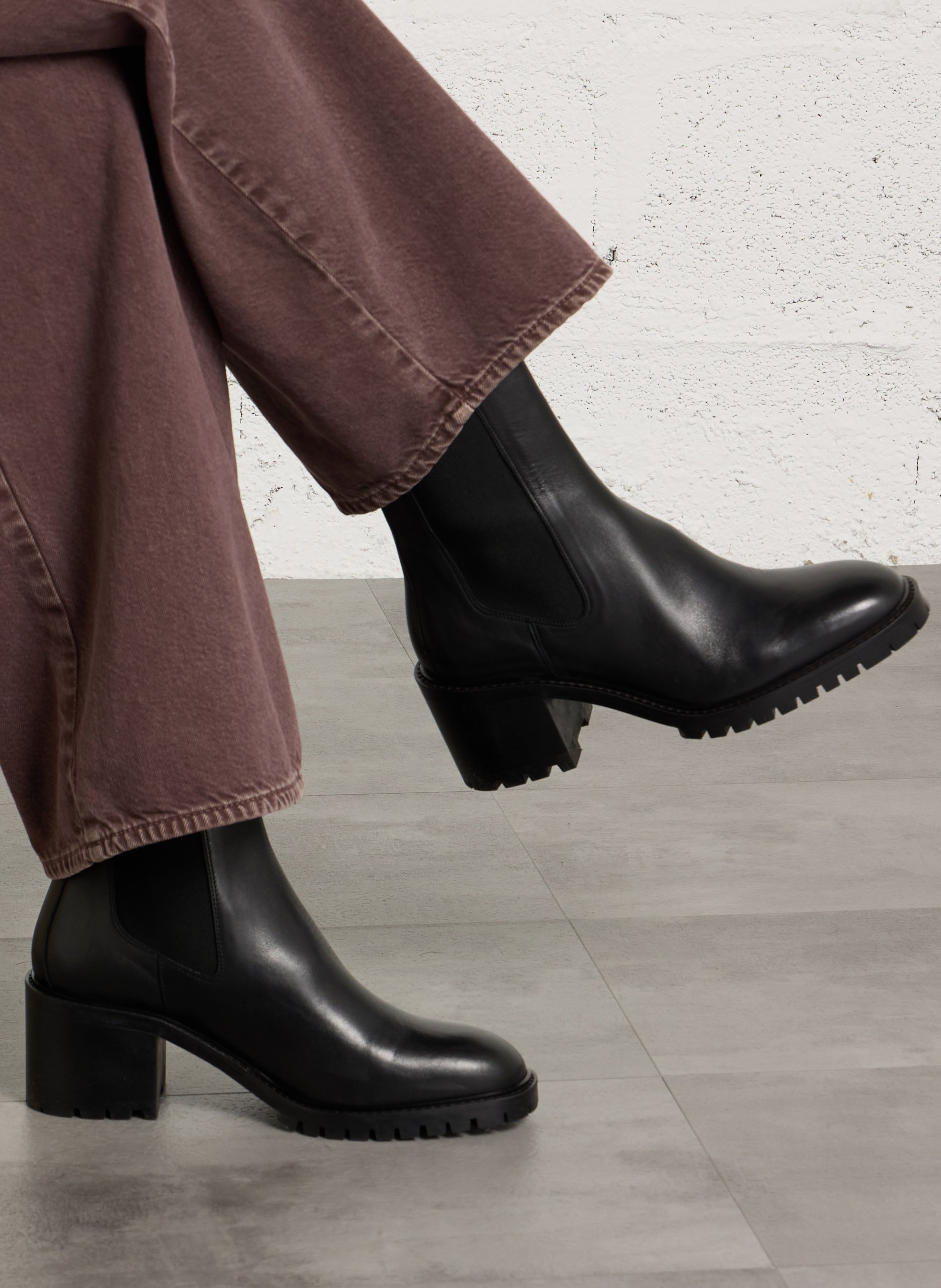 Bottines en cuir MELLOW YELLOW Noir