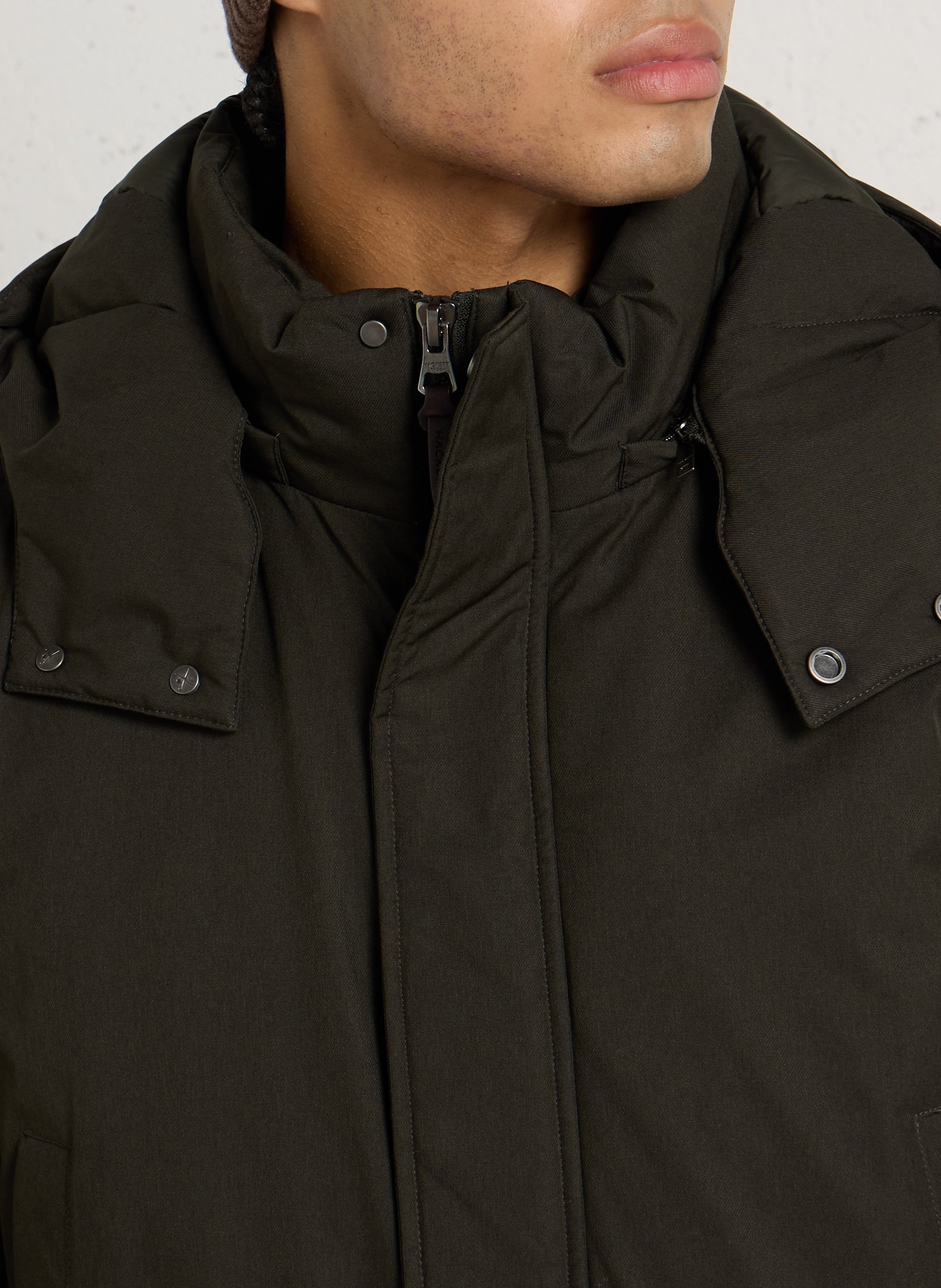 Parka droite à capuche HACKETT Vert