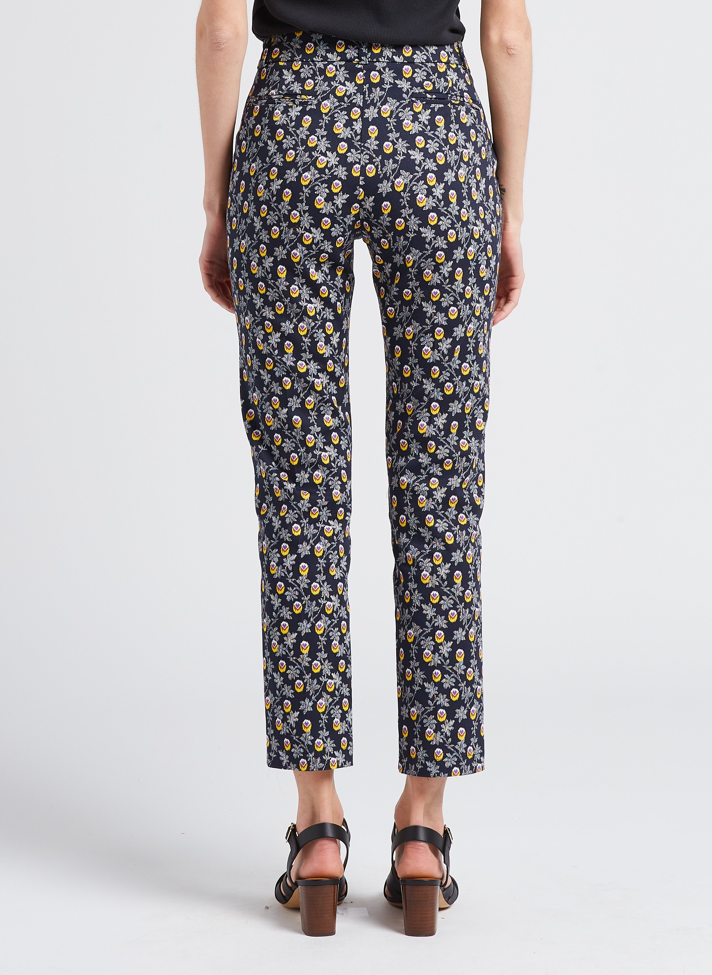 Slimfit-Hose aus Baumwoll-Mix mit Print LA PETITE FRANCAISE Blau