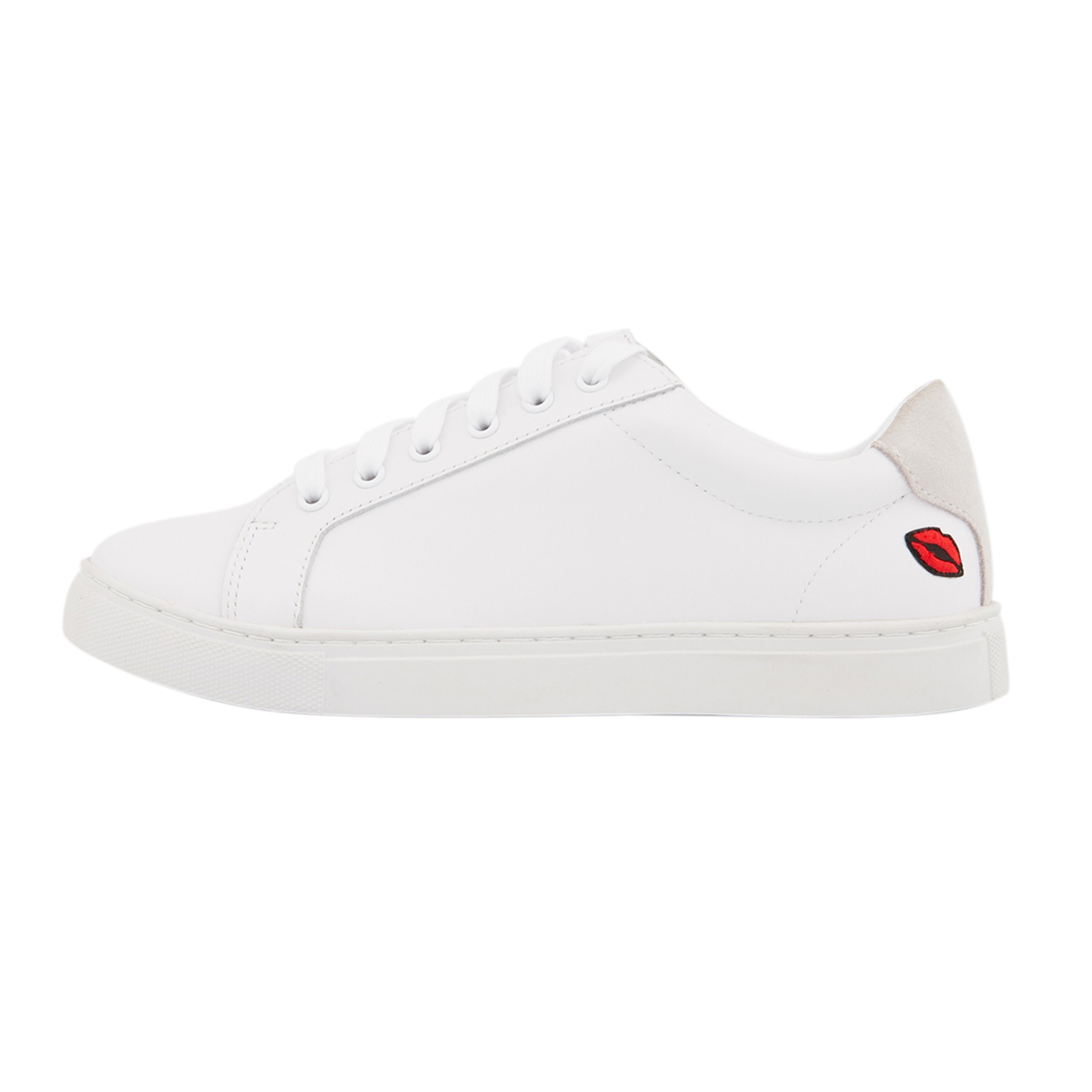 Leather sneakers BONS BAISERS PARIS White