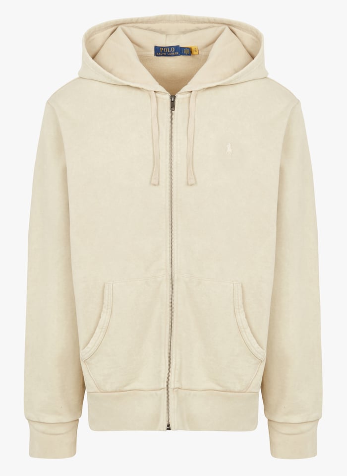Beige 2025 polo hoodie