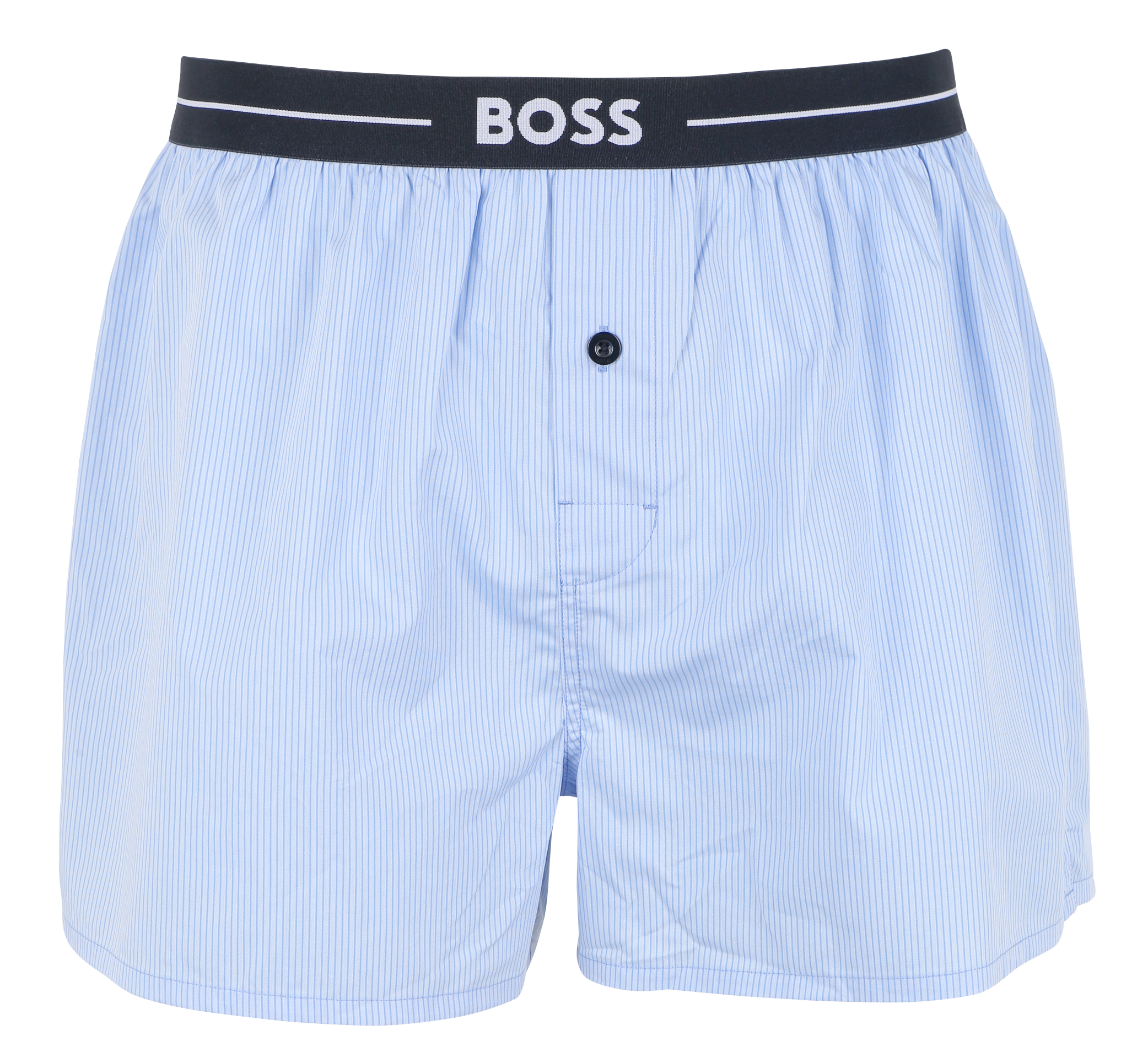 Pack of two pairs of cotton boxer shorts BOSS Blue
