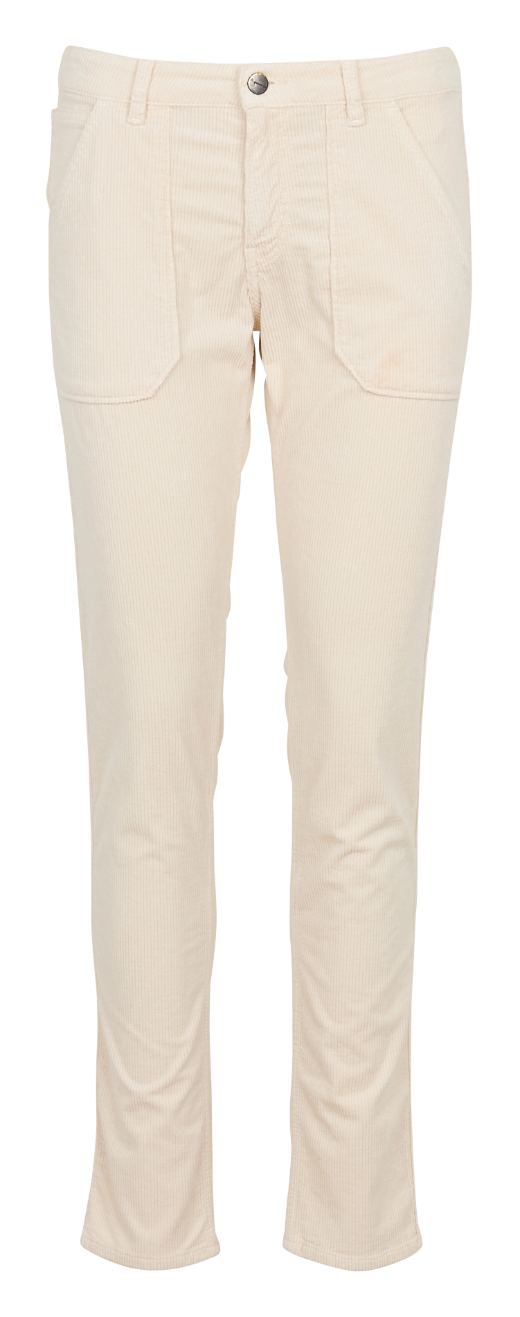 Slim-fit ribbroek ACQUAVERDE Wit