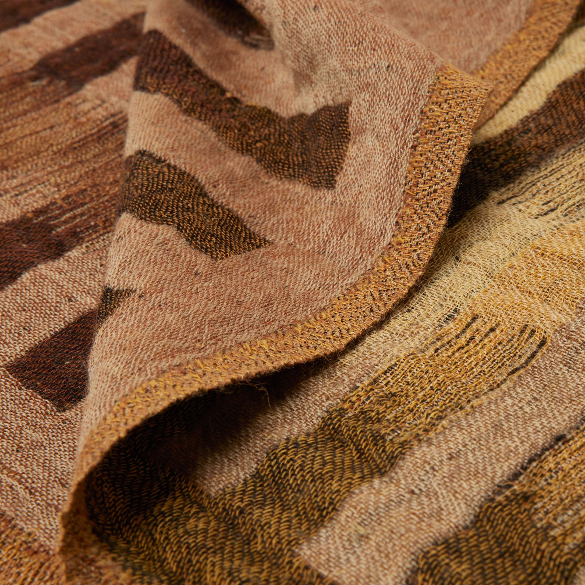 Plaid pure laine MADURA Jaune