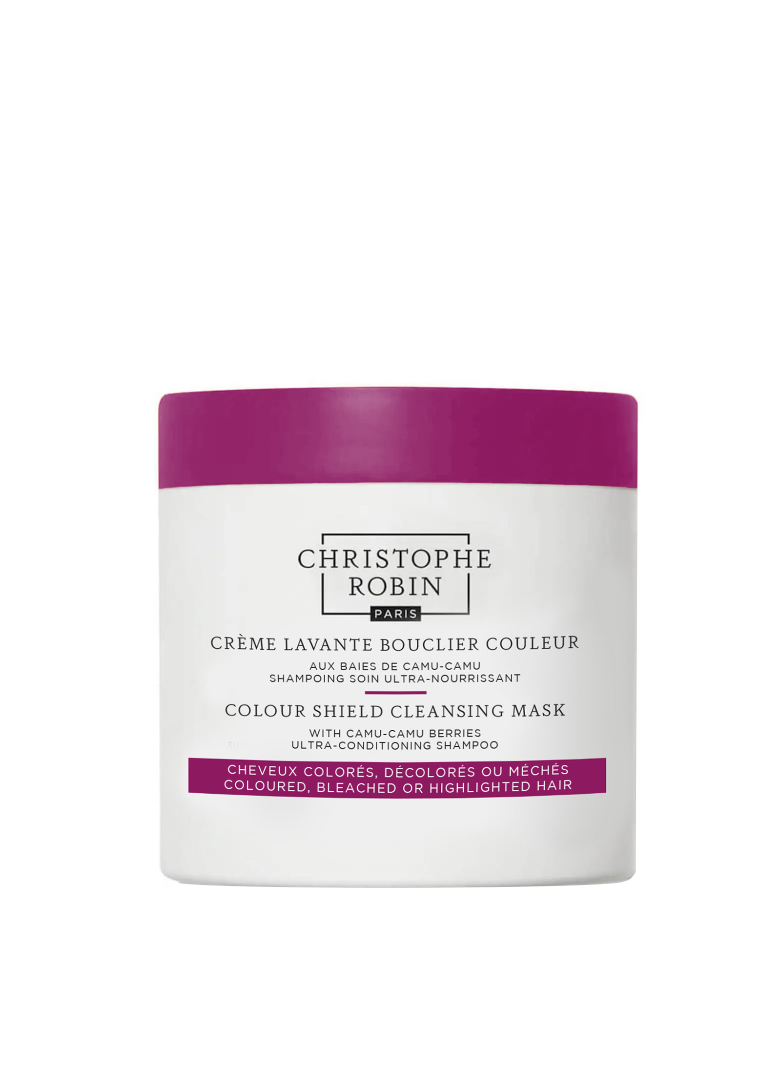 Crème lavante bouclier couleur aux baies de camu-camu CHRISTOPHE ROBIN No color