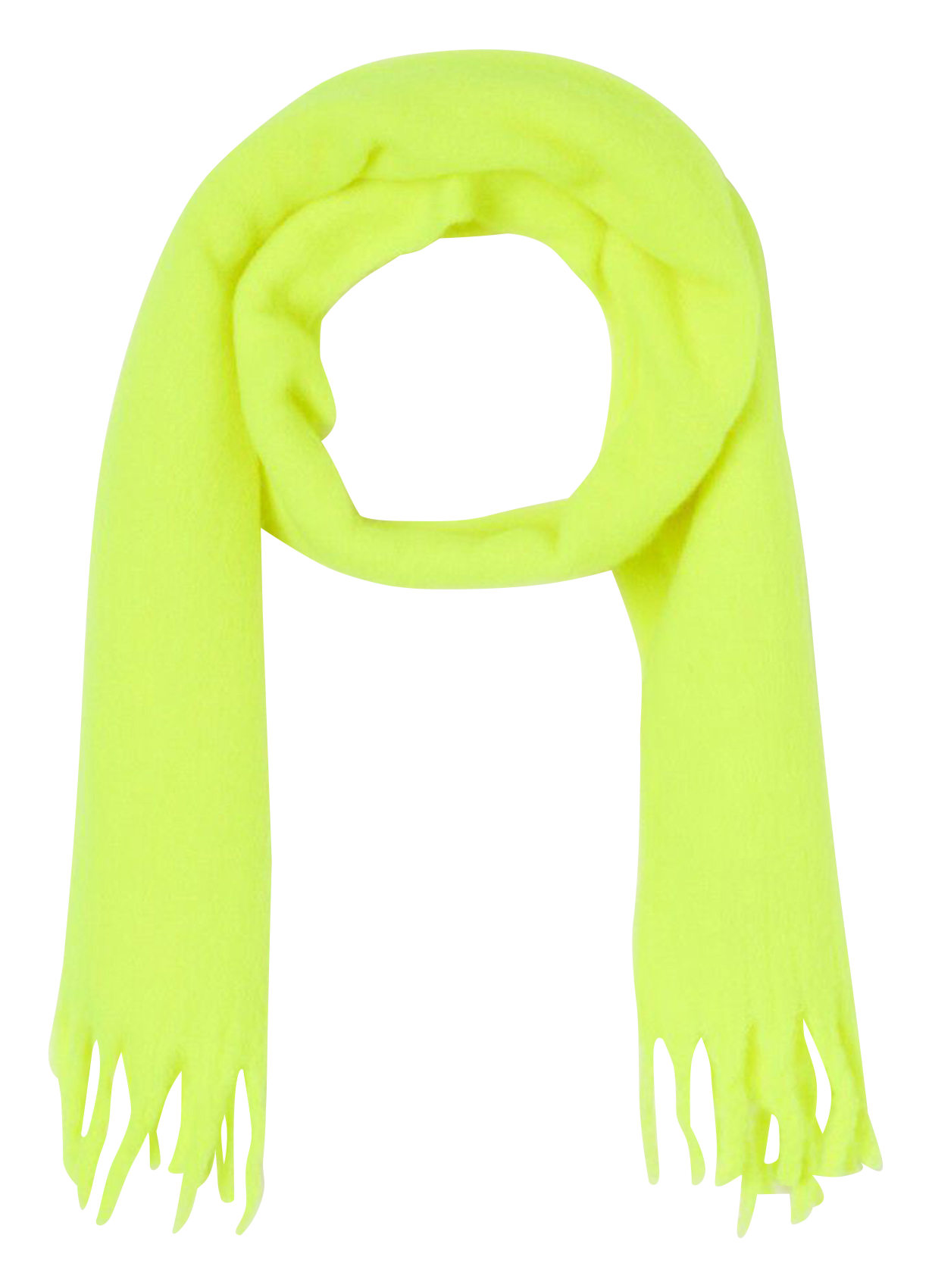 Echarpe à franges  AMERICAN VINTAGE Jaune