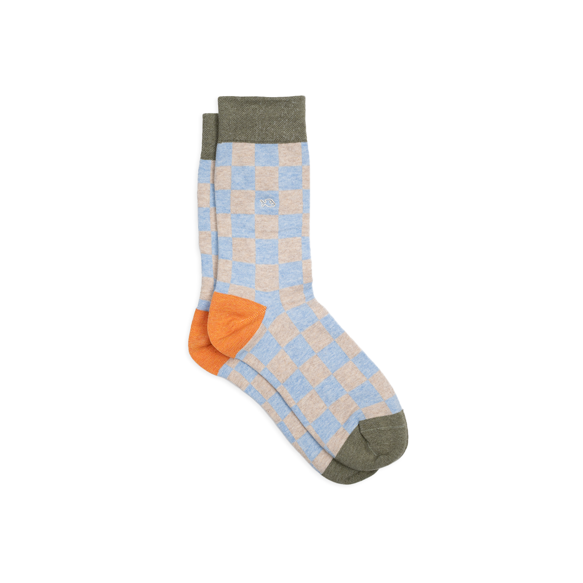 Combed cotton checkered socks BILLYBELT