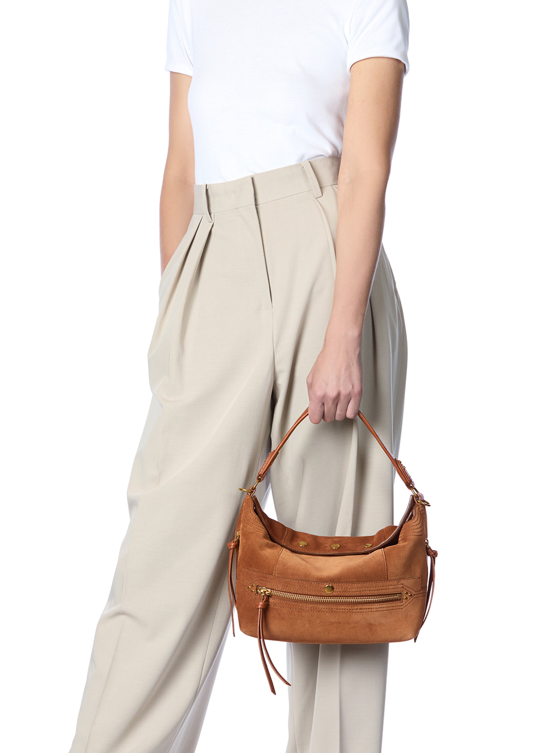 Suede shopper JEROME DREYFUSS Brown