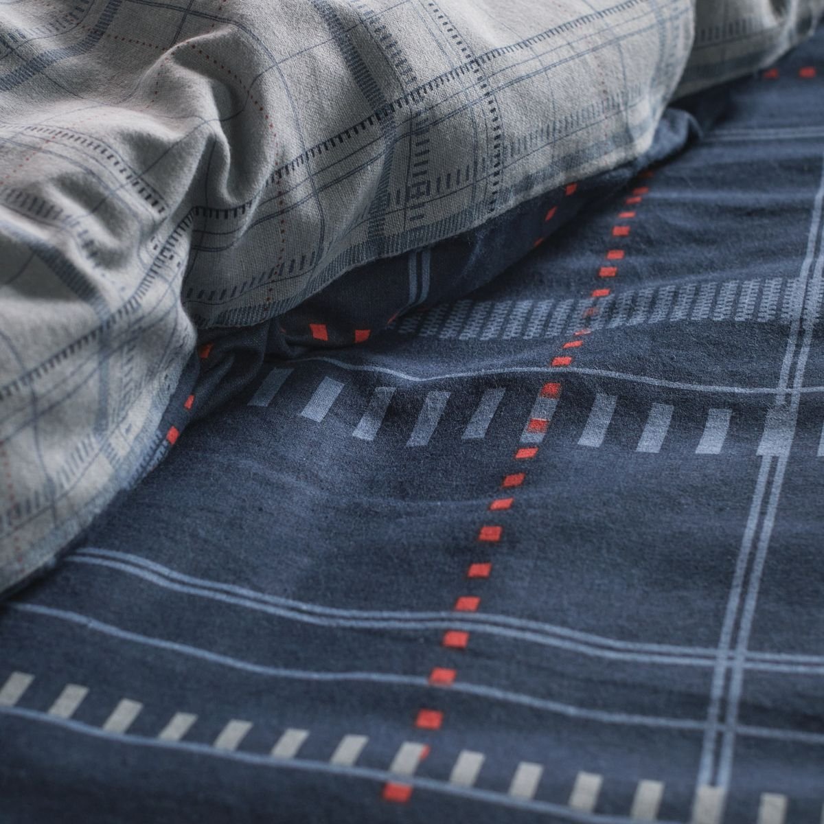 Printed cotton bed set TODAY LINGE DE MAISON Blue