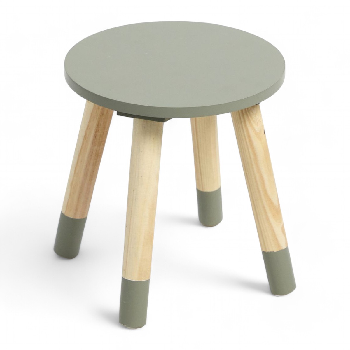 Tabouret rond en mdf FACTORY Vert