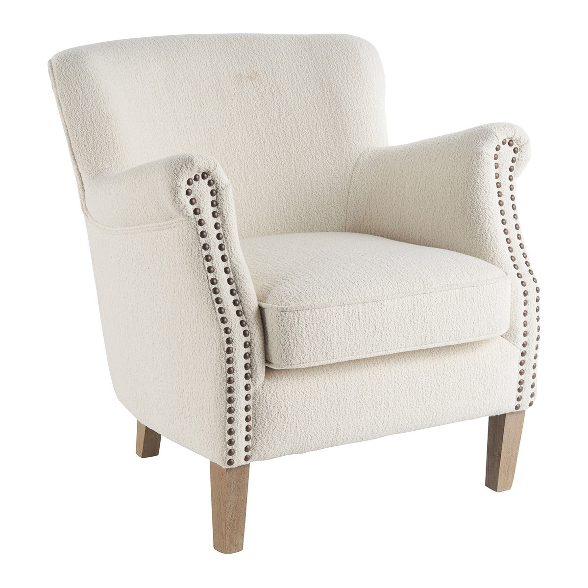 Pine armchair BLANC D'IVOIRE Beige