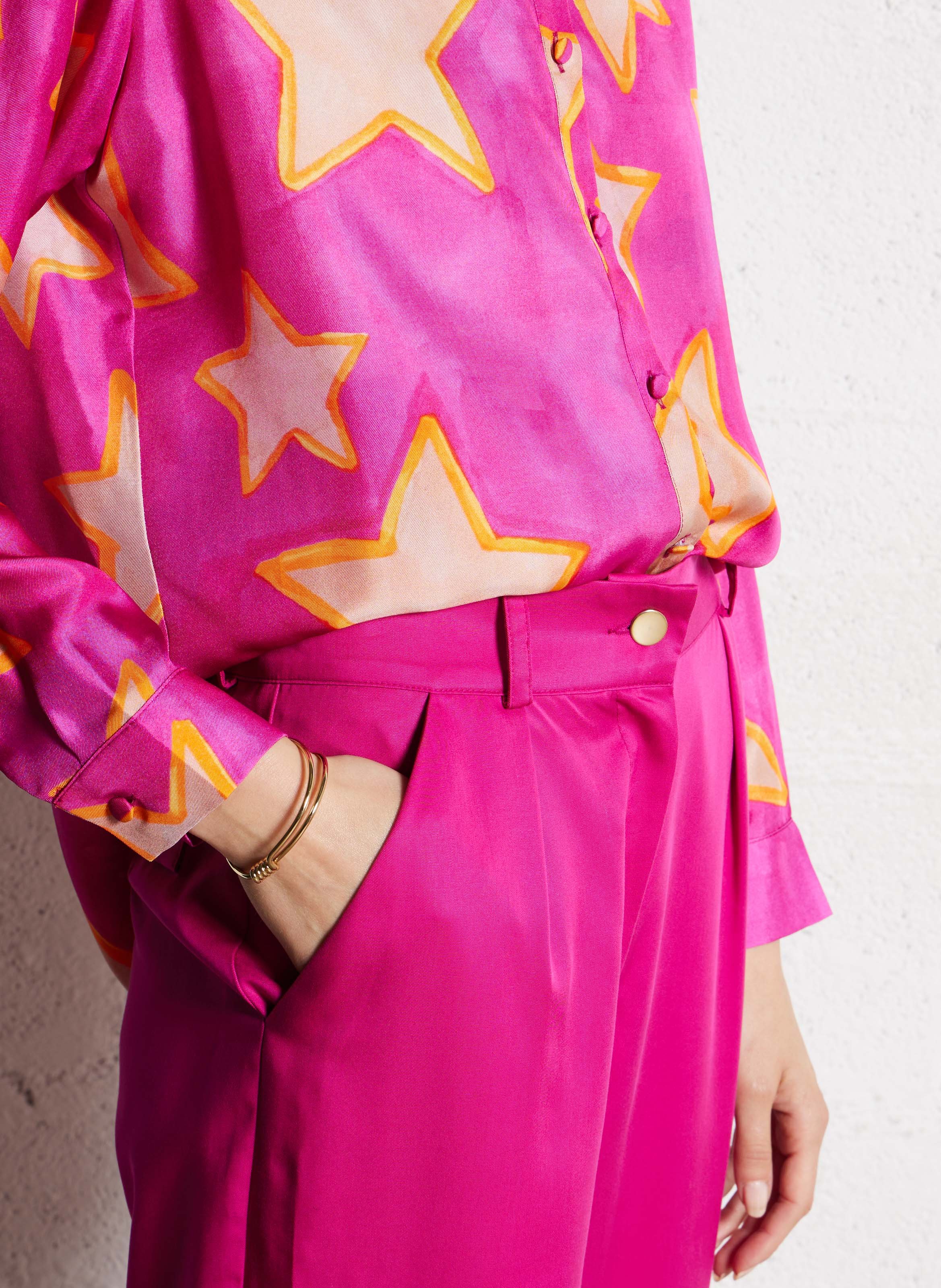 Wide trousers ELISE CHALMIN Pink