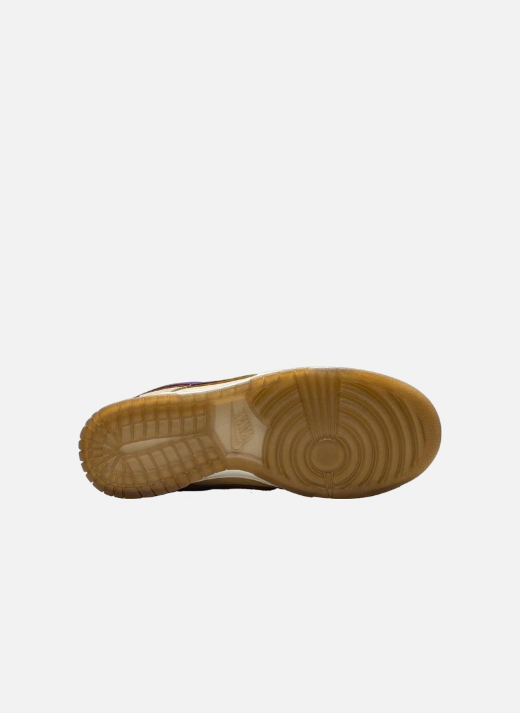 Leather low-top sneakers NIKE Brown