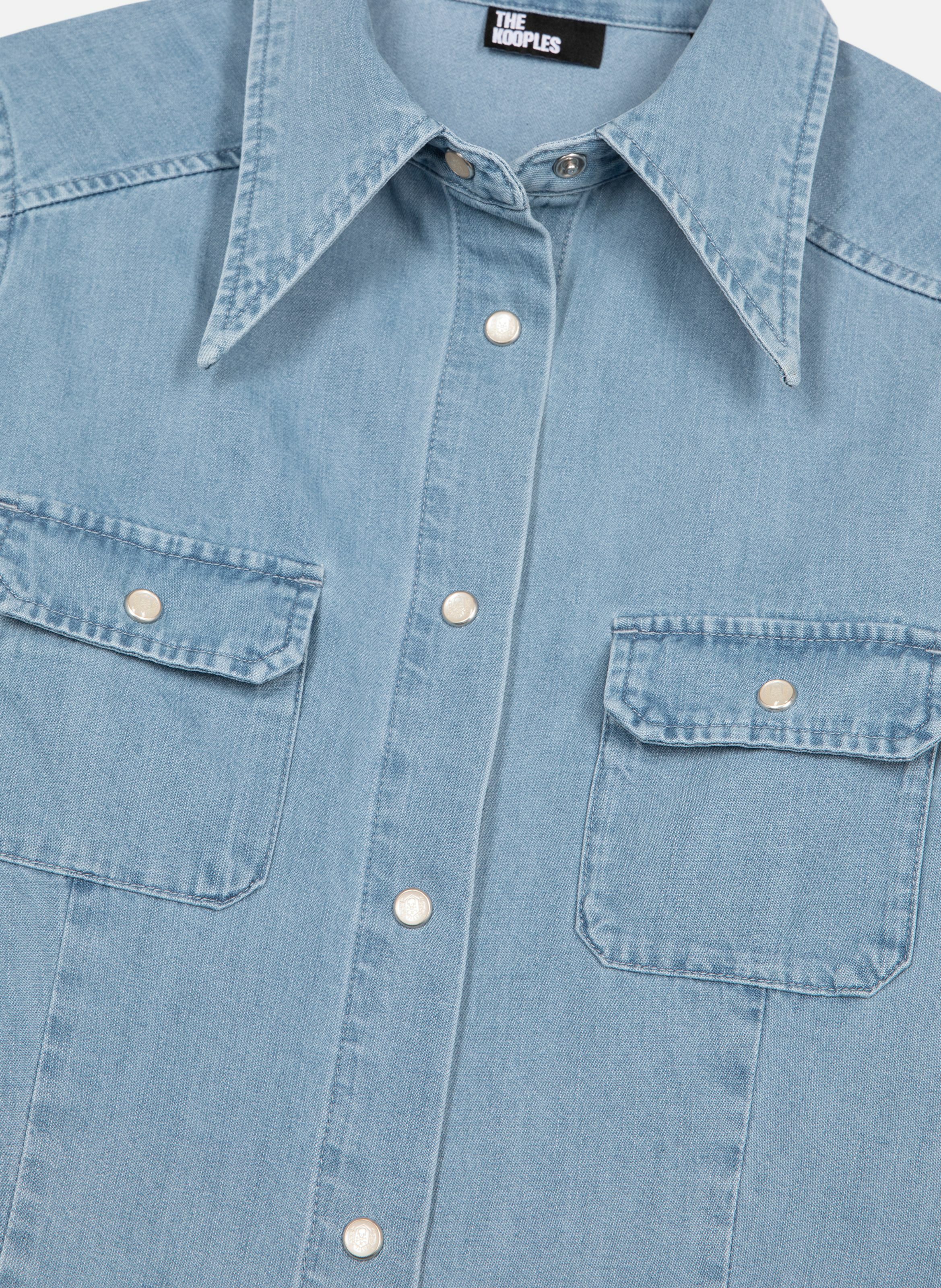 Denim shirt THE KOOPLES Blue