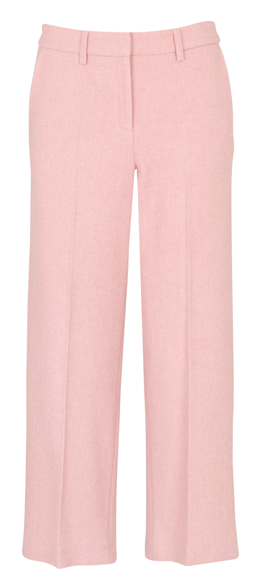 Pantalon droit en laine mélangée MAISON 123 Rose