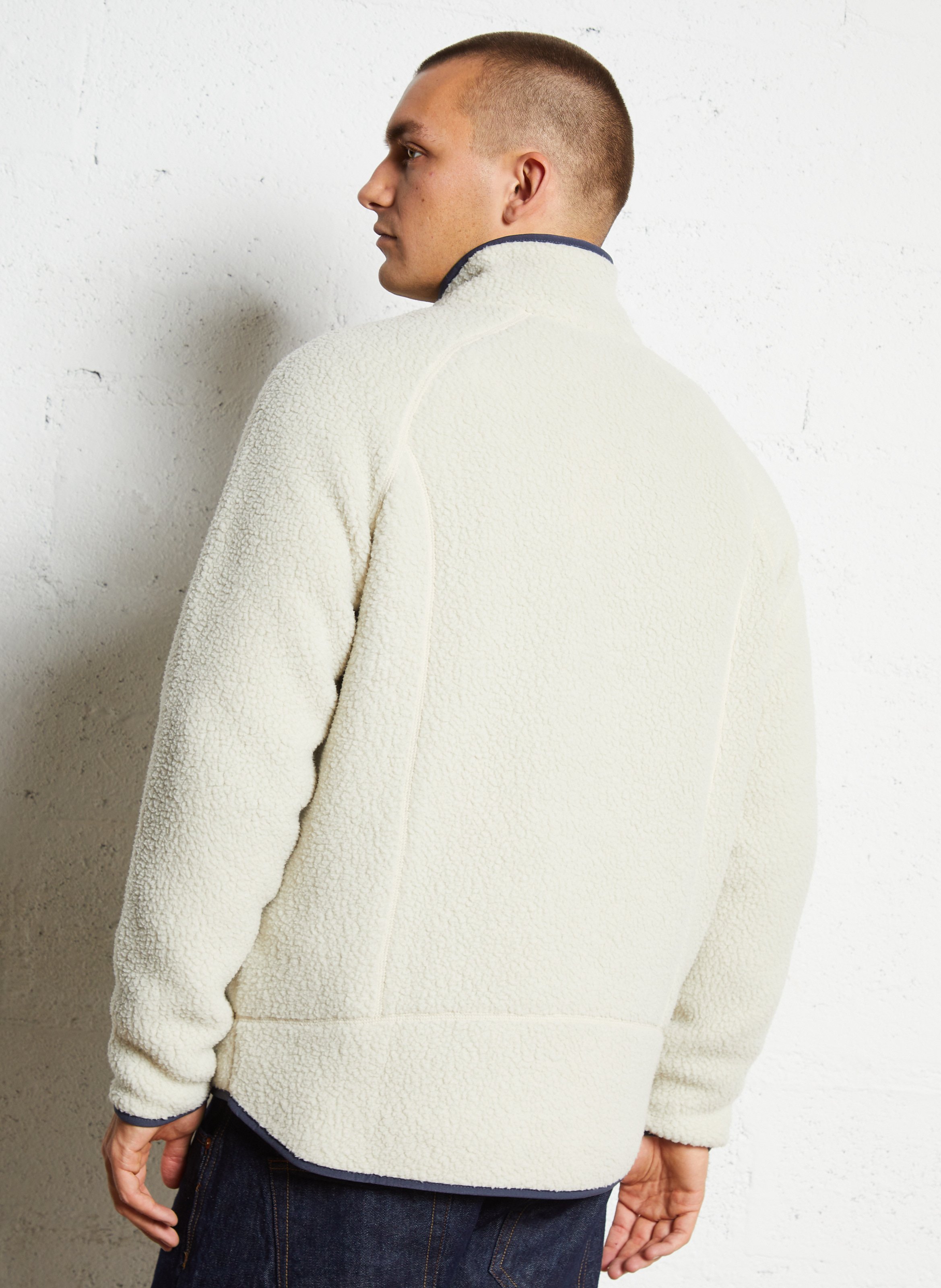 Textured high-neck fleece PATAGONIA Blue