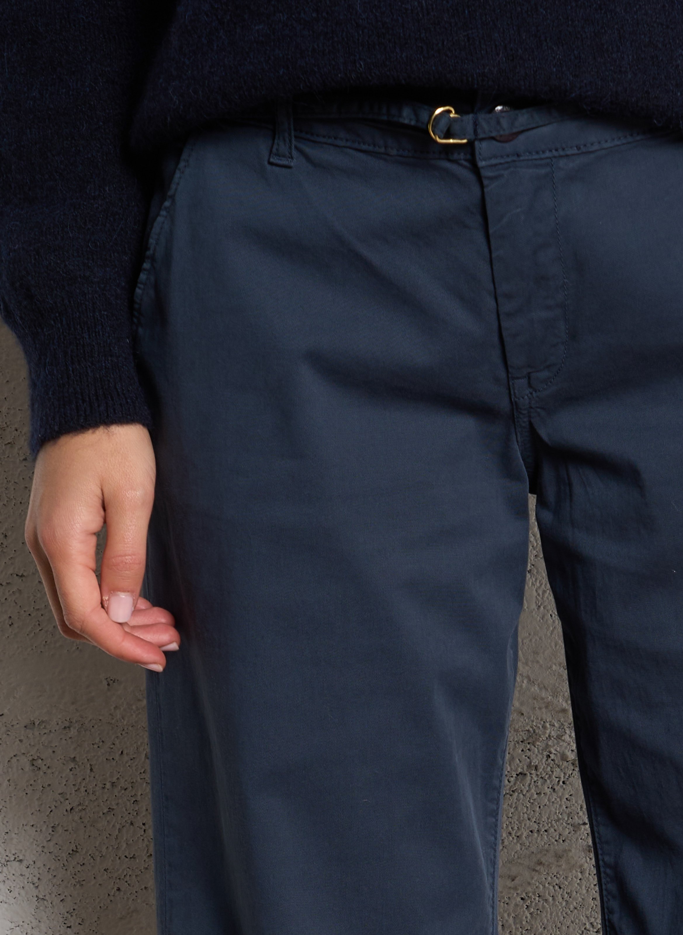 Cotton-blend bucket hat LE TEMPS DES CERISES Blue