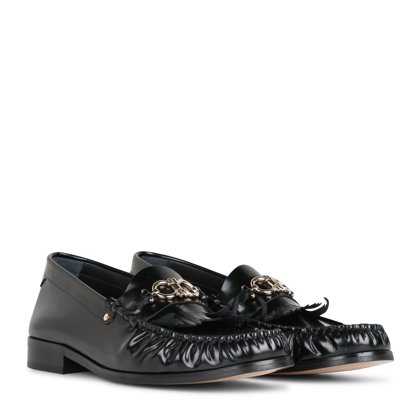 Mocassins en cuir RIVECOUR Noir