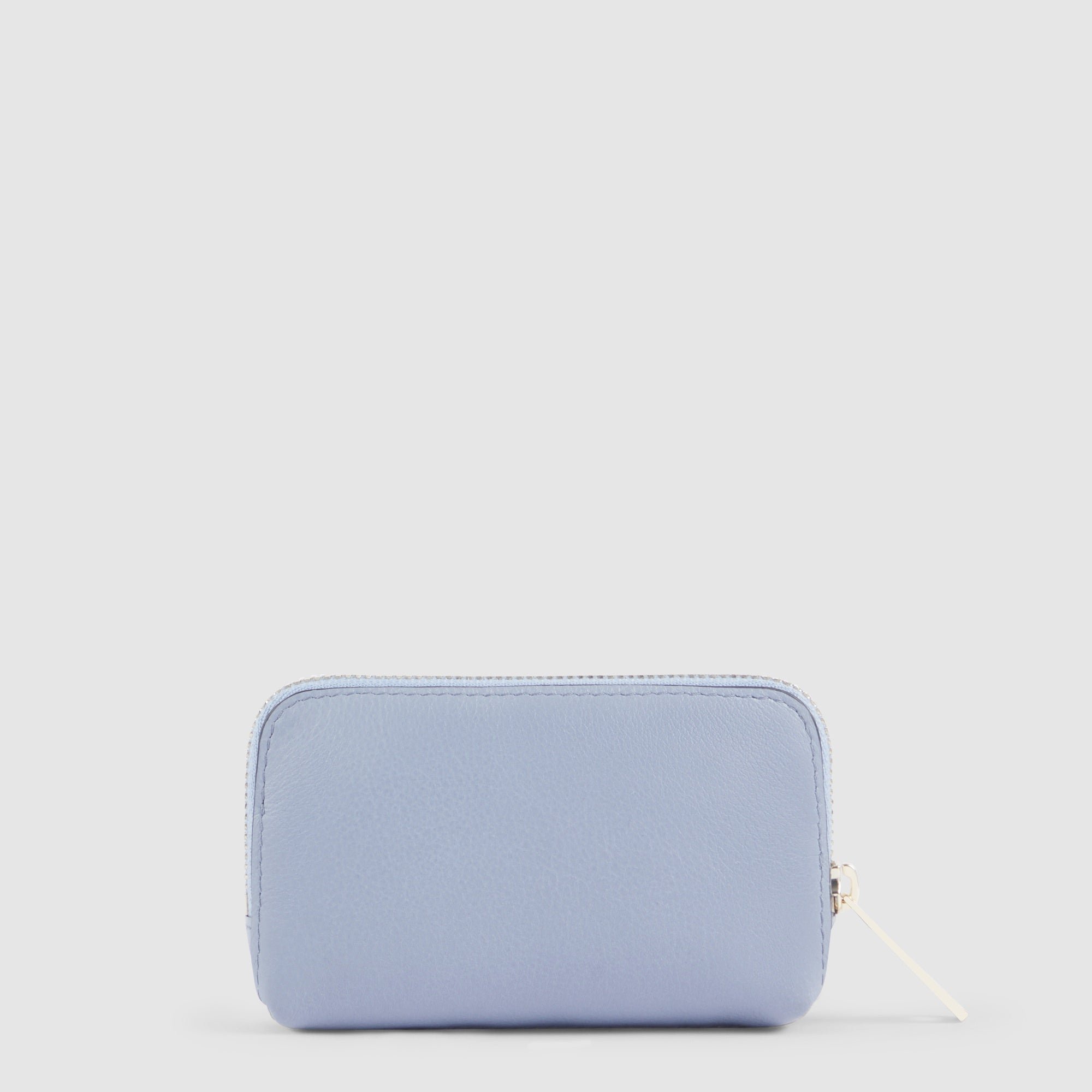 Leather key case Blue