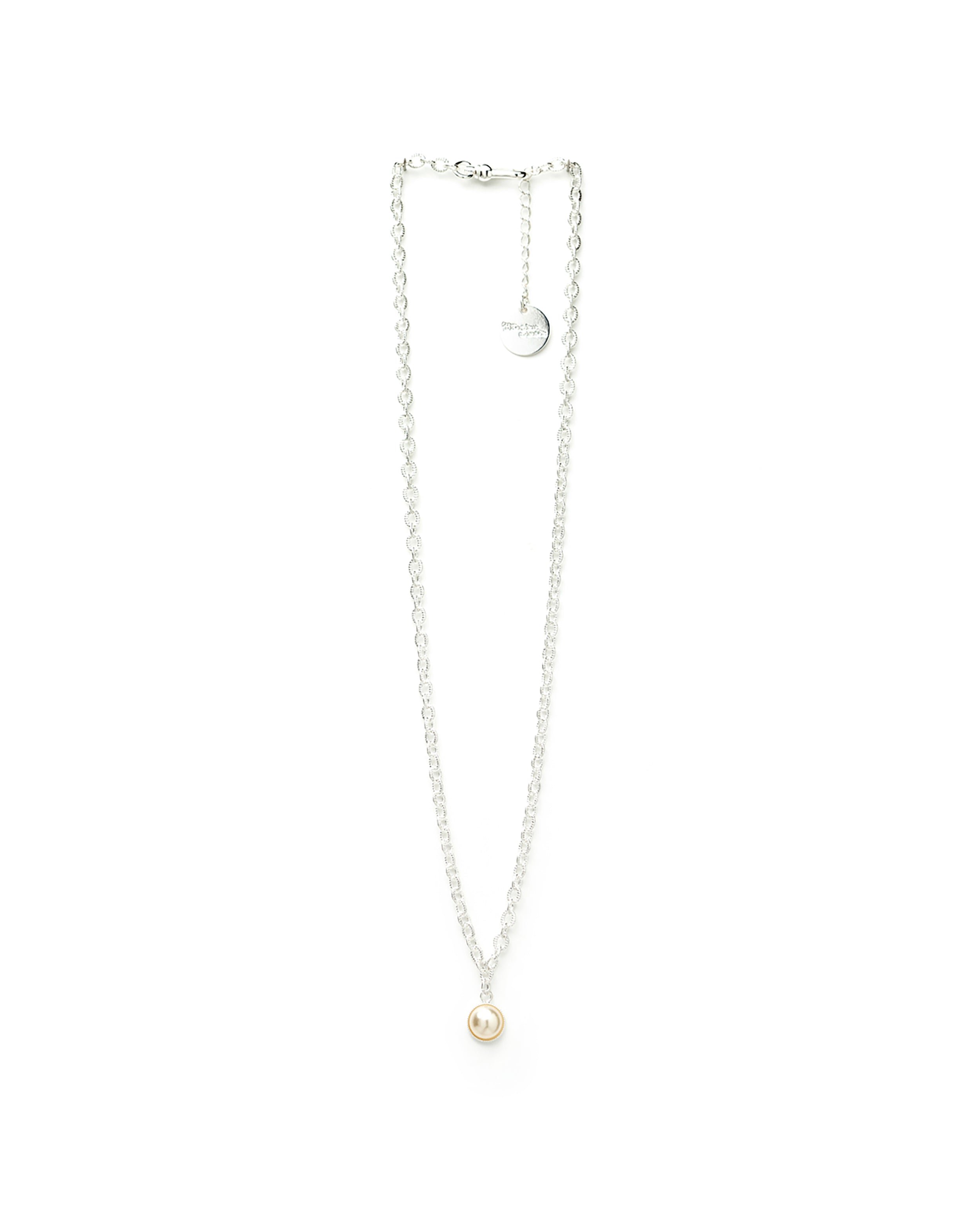 Gold-plated pearl necklace MONSIEUR SIMONE Silver