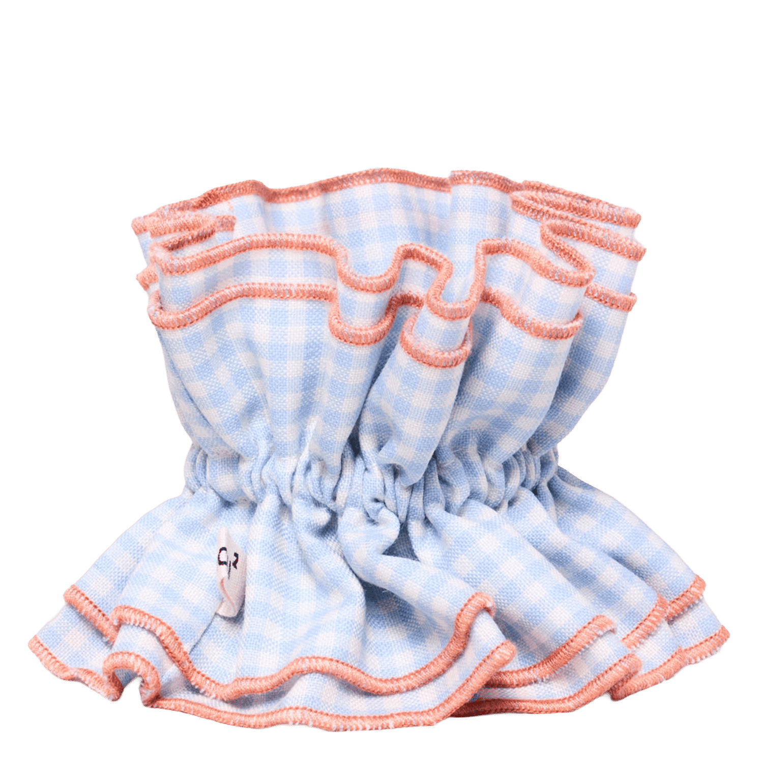 Maxi chouchou à motif vichy CHOU AU CARRE Bleu