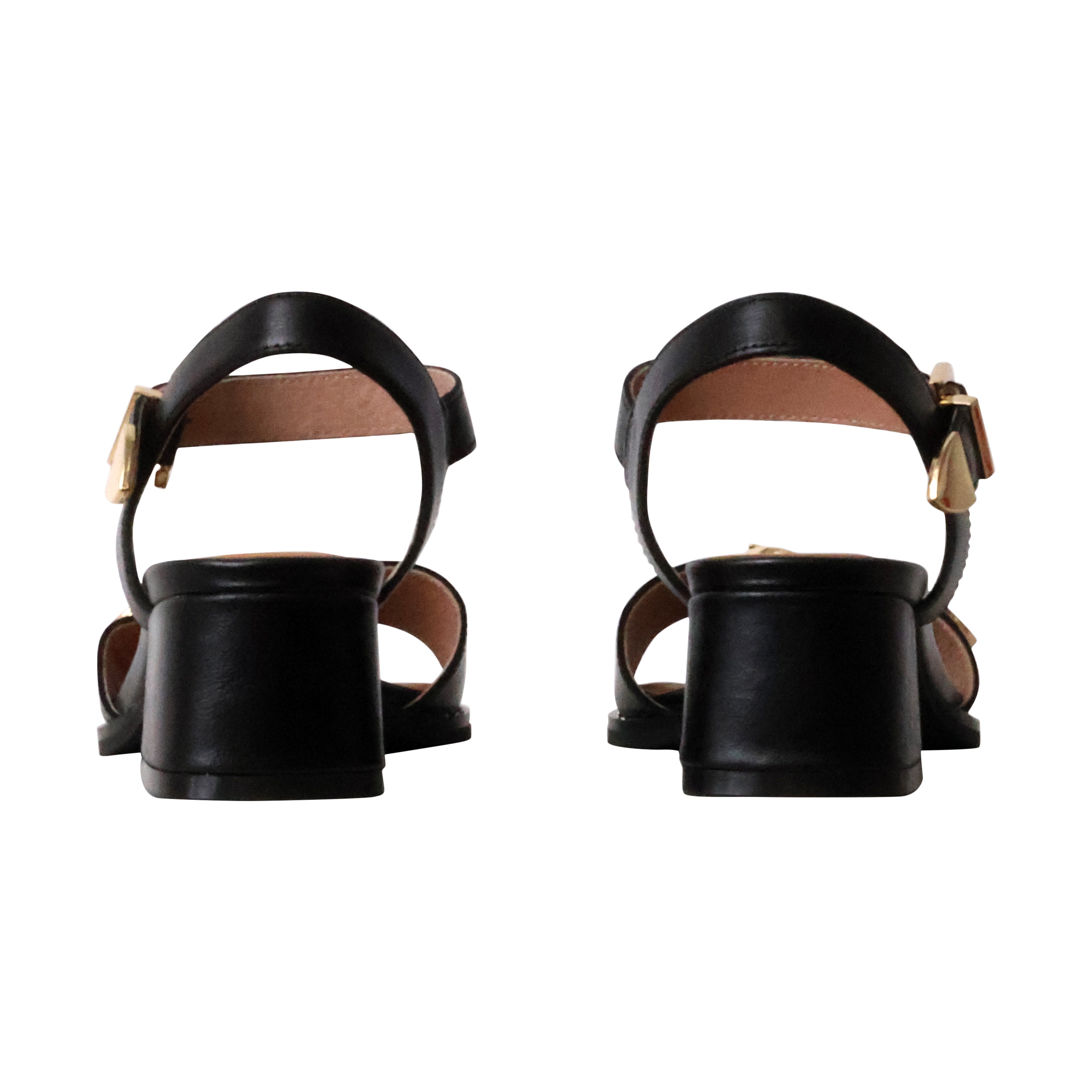 Leather heeled sandals - Keith EMILIE KARSTON Black