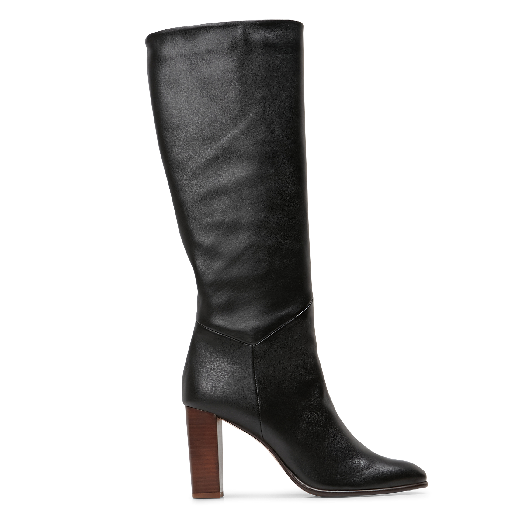Heeled leather boots BA&SH Black