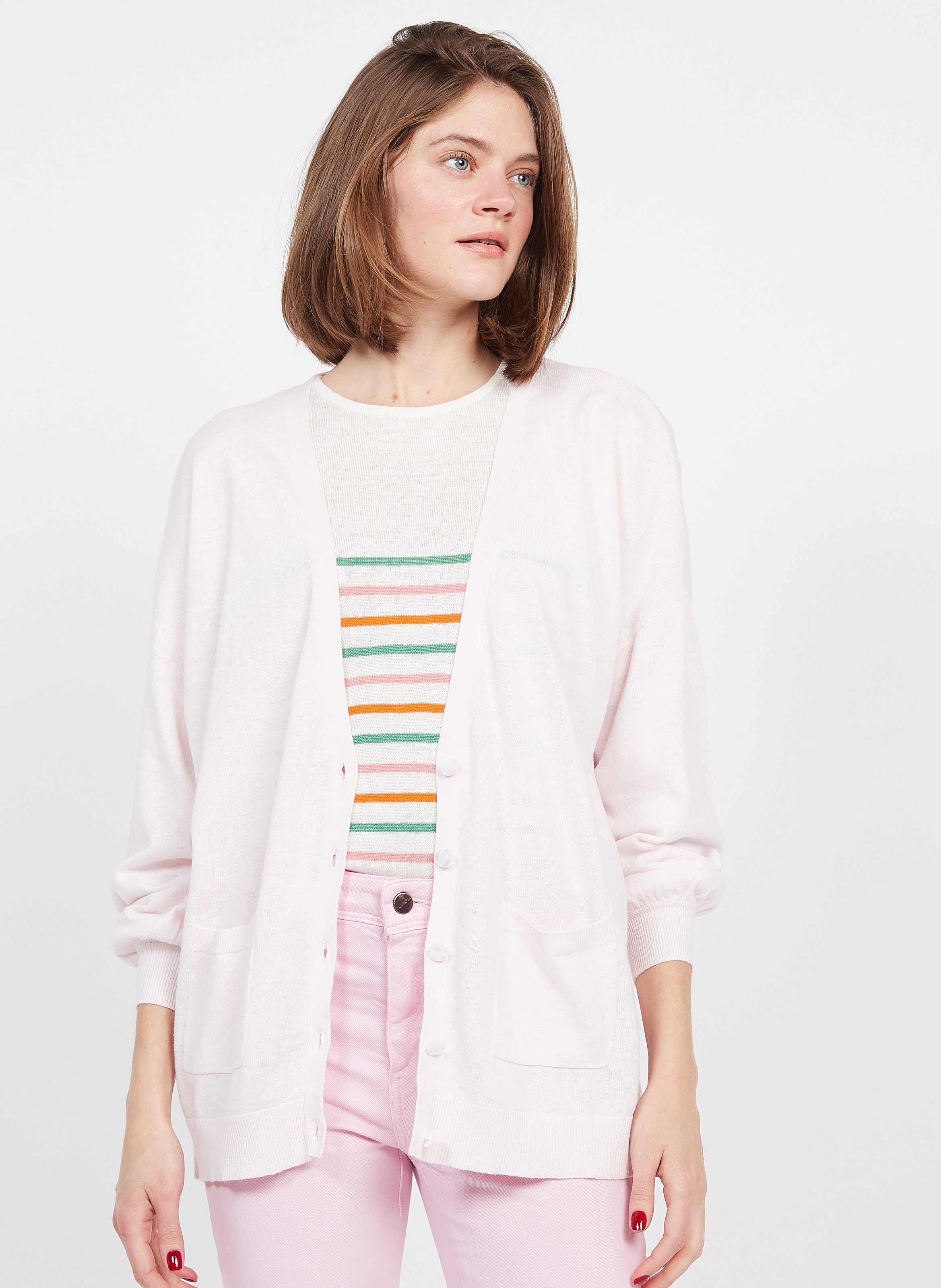 Cardigan Pour Enfant Garçon à Col En V - 94% Coton, Manches Longues - Automne/Hiver - Tailles 6 Mois à 4 Ans