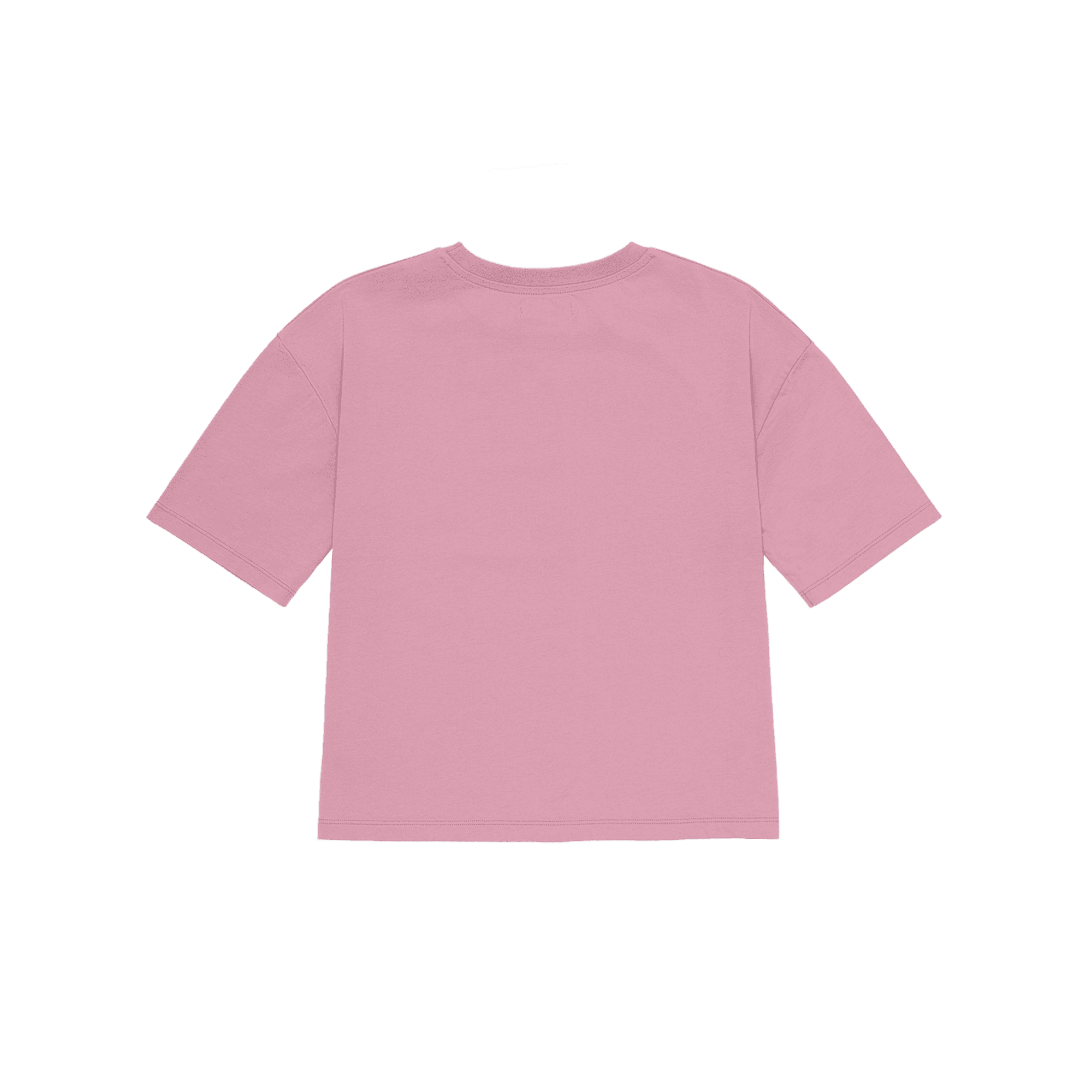 Loose-fit round-neck cotton T-shirt THE NEW SOCIETY Pink