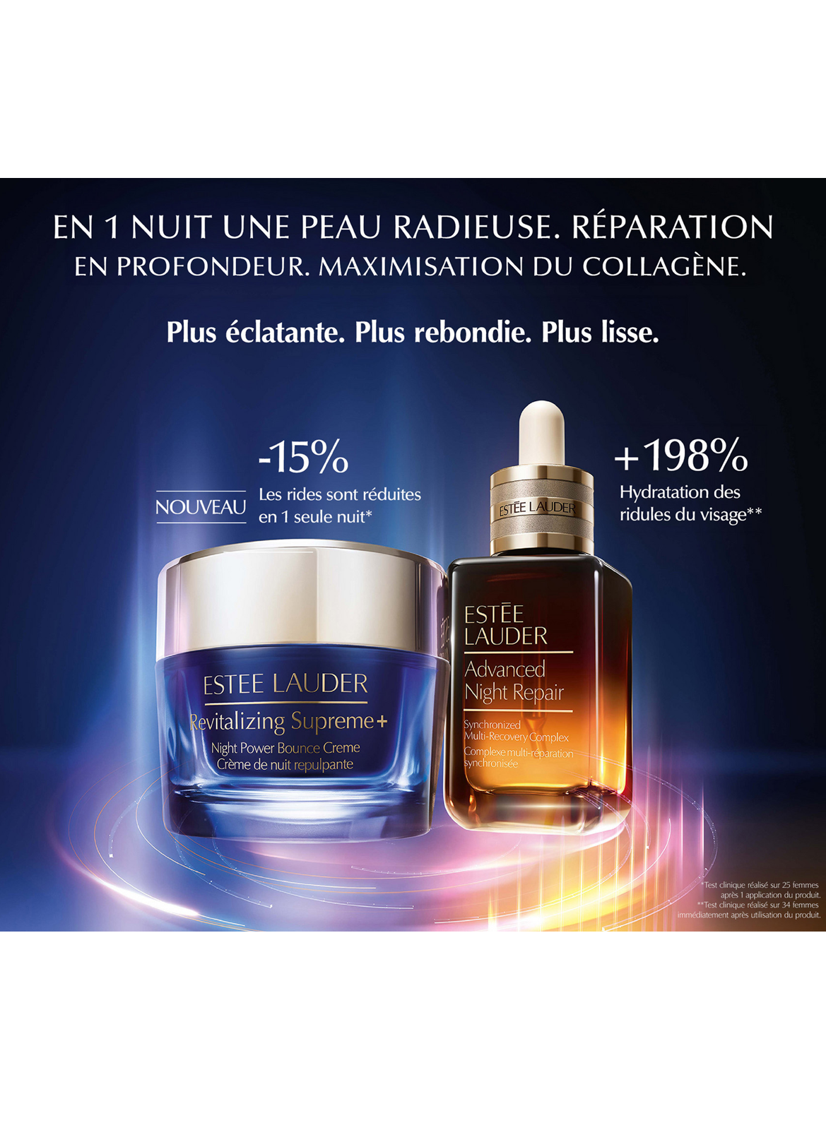 Plumping Night Cream - Anti-aging night cream ESTEE LAUDER No color