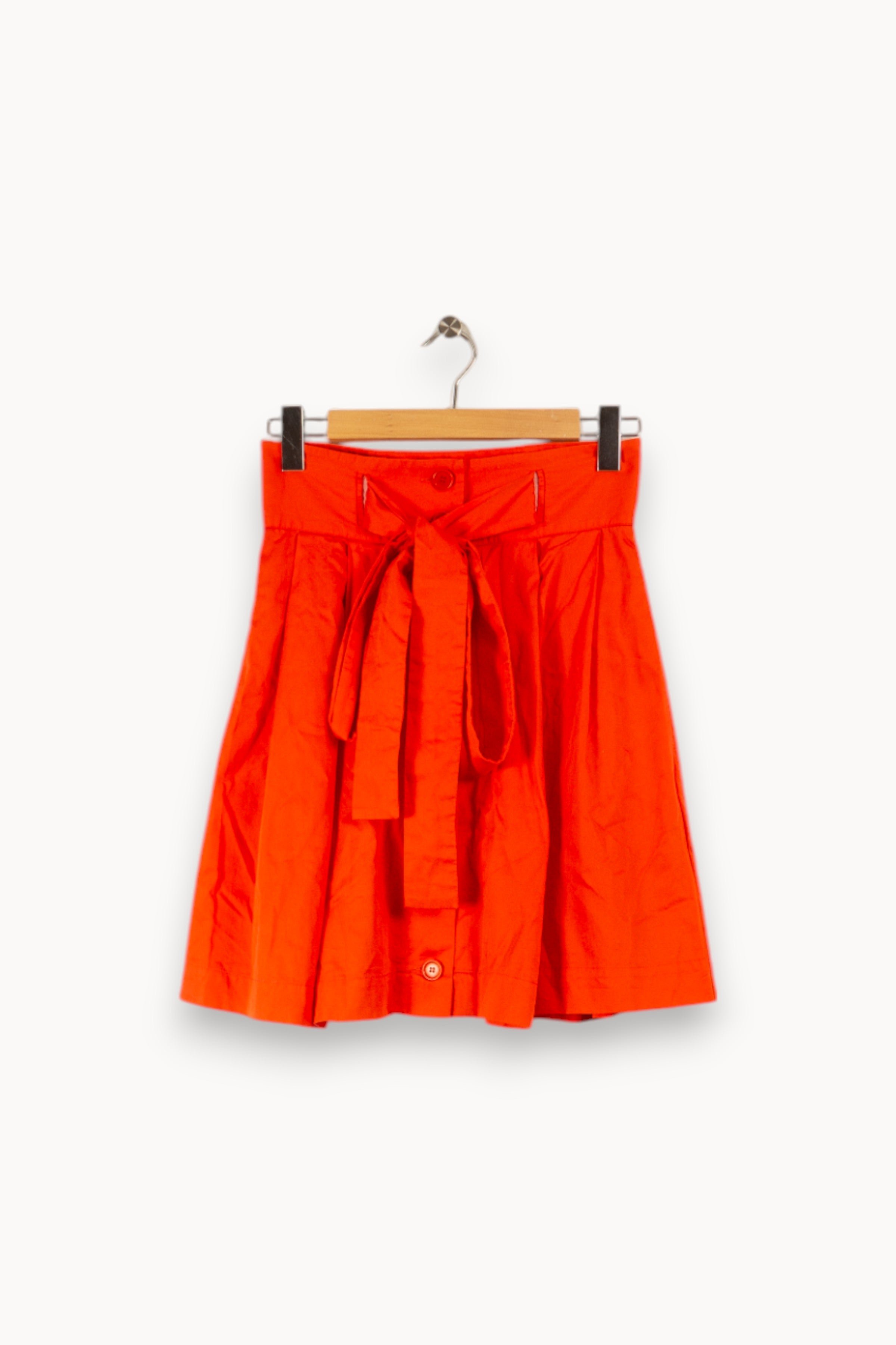 Short A-line skirt TARA JARMON - Seconde Main Orange