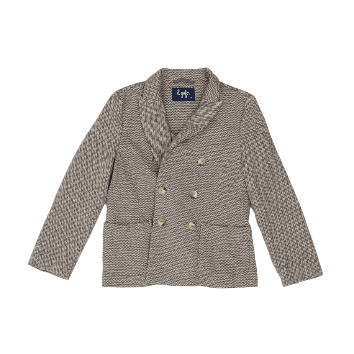 Brown Kids Blazer - 10 years IL GUFO - Seconde main Brown
