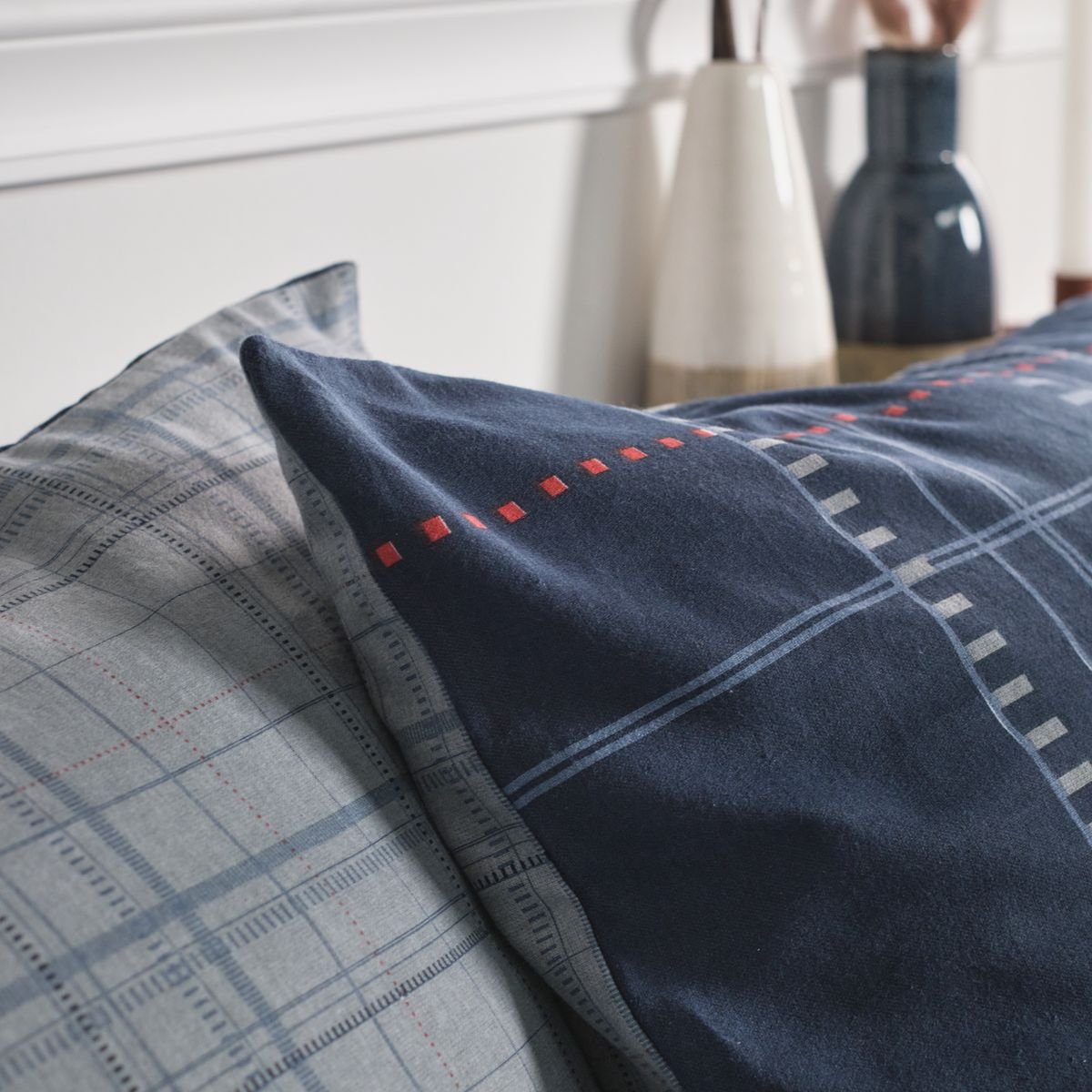 Printed cotton bed set TODAY LINGE DE MAISON Blue