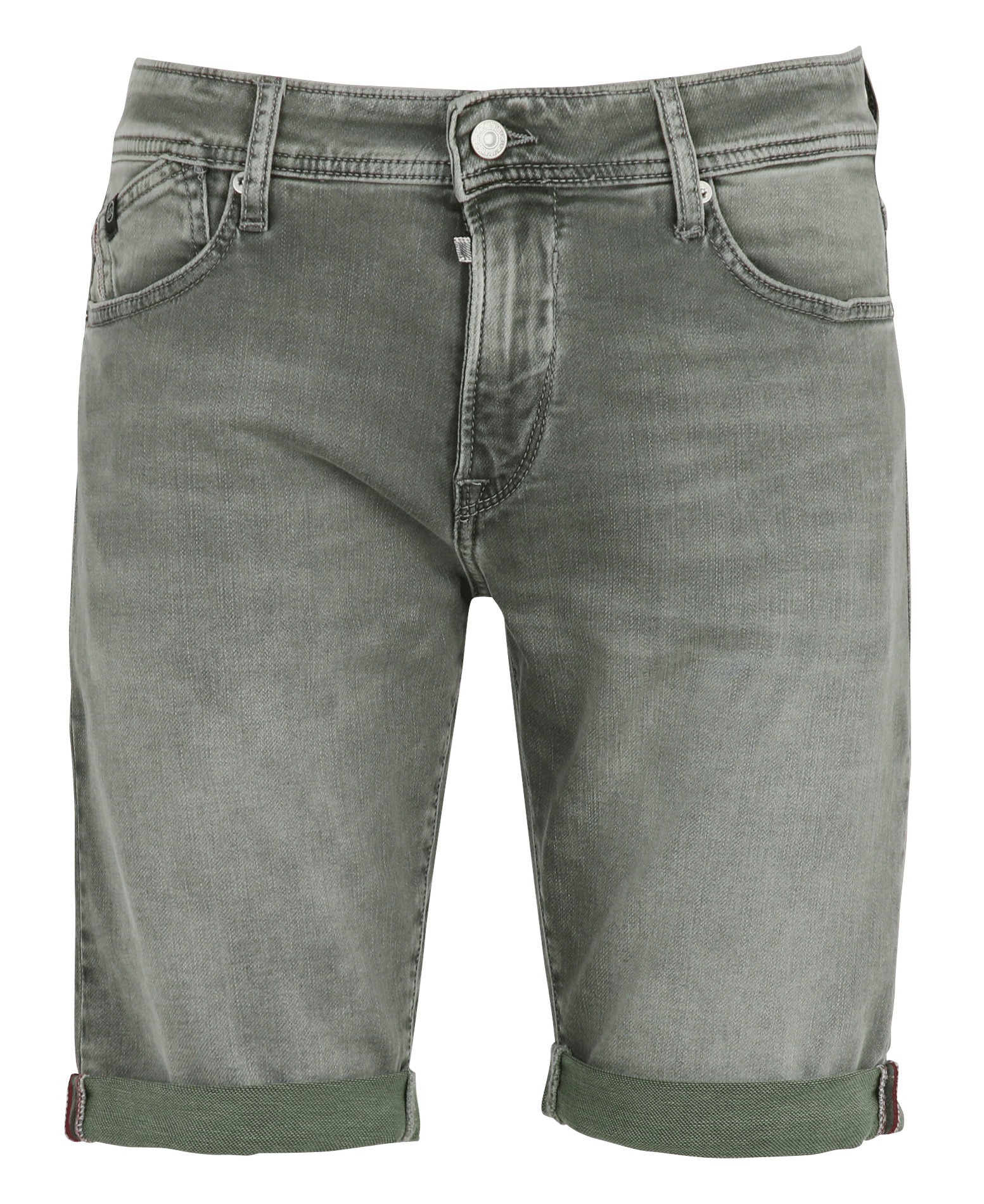 Bermuda en denim de coton mélangé LE TEMPS DES CERISES Gris