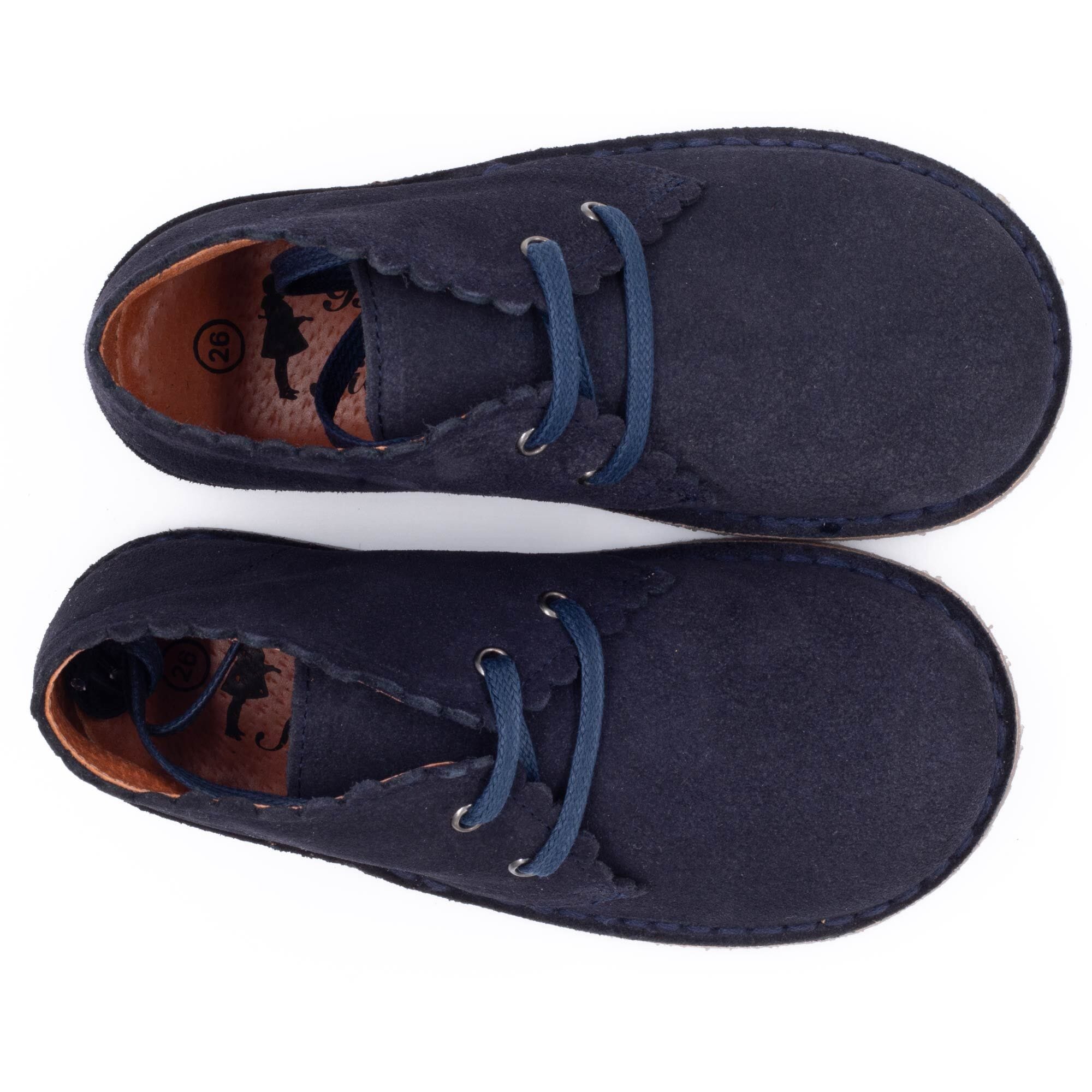 Bottine à lacet pour petit Boni & Sidonie Bleu